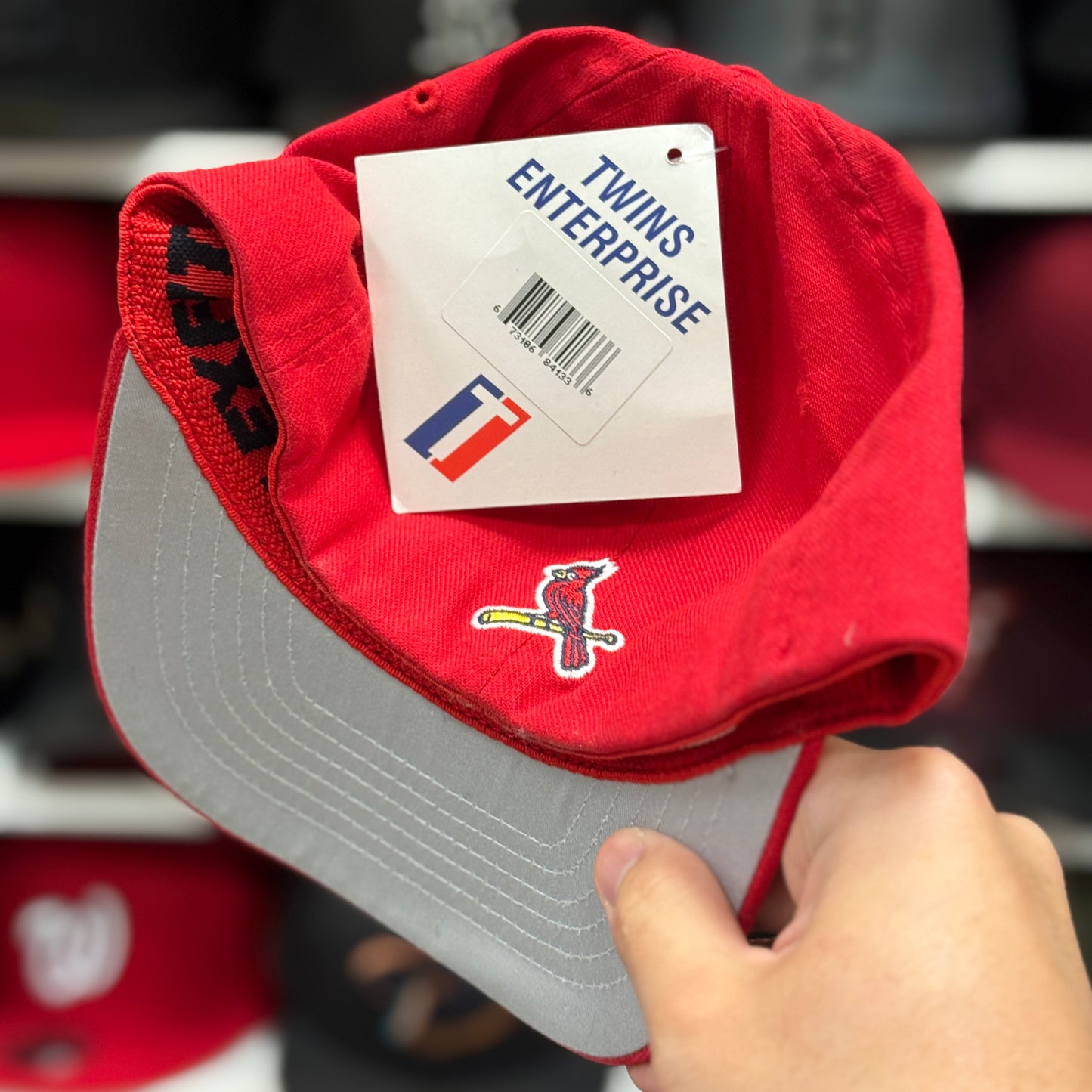 Youth St. Louis Cardinals Red FlexFit Baseball Cap - Product Image