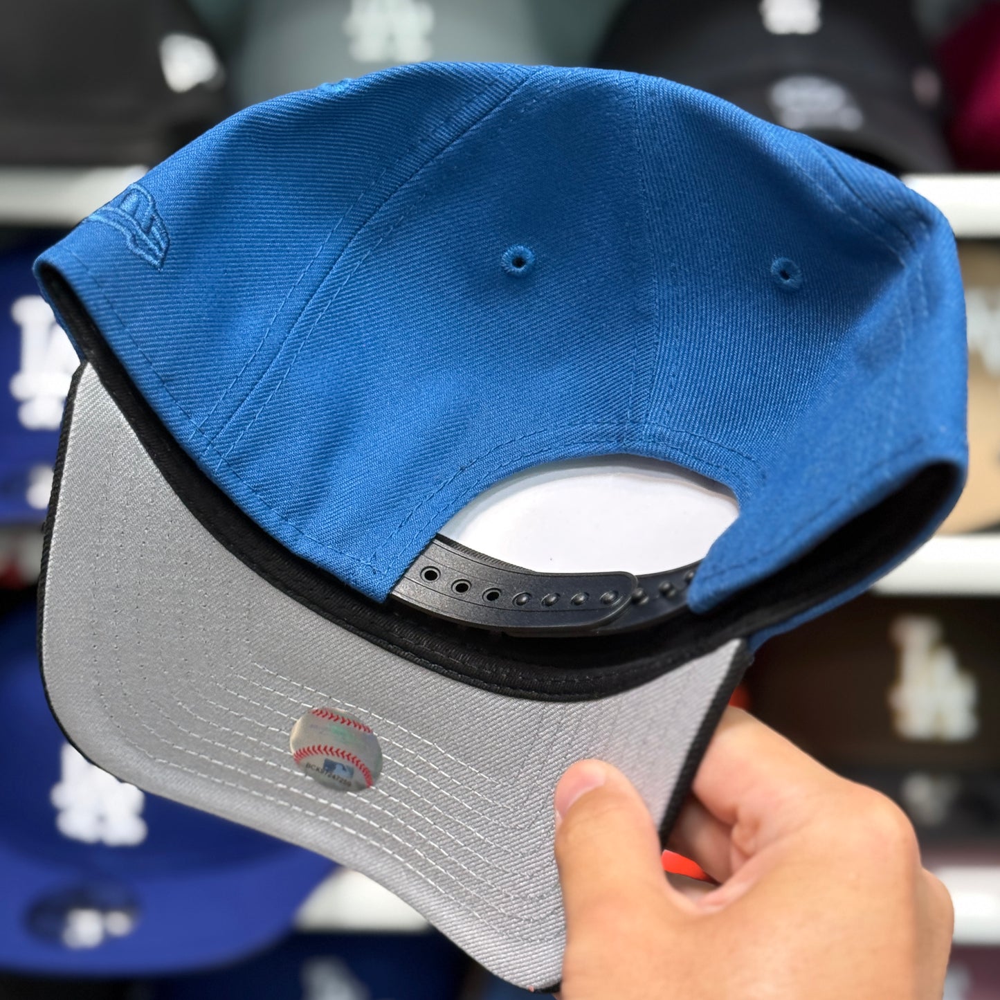 New Era Los Angeles Dodgers '1987 Olympics' A-Frame 9FORTY Snapback Blue/Black