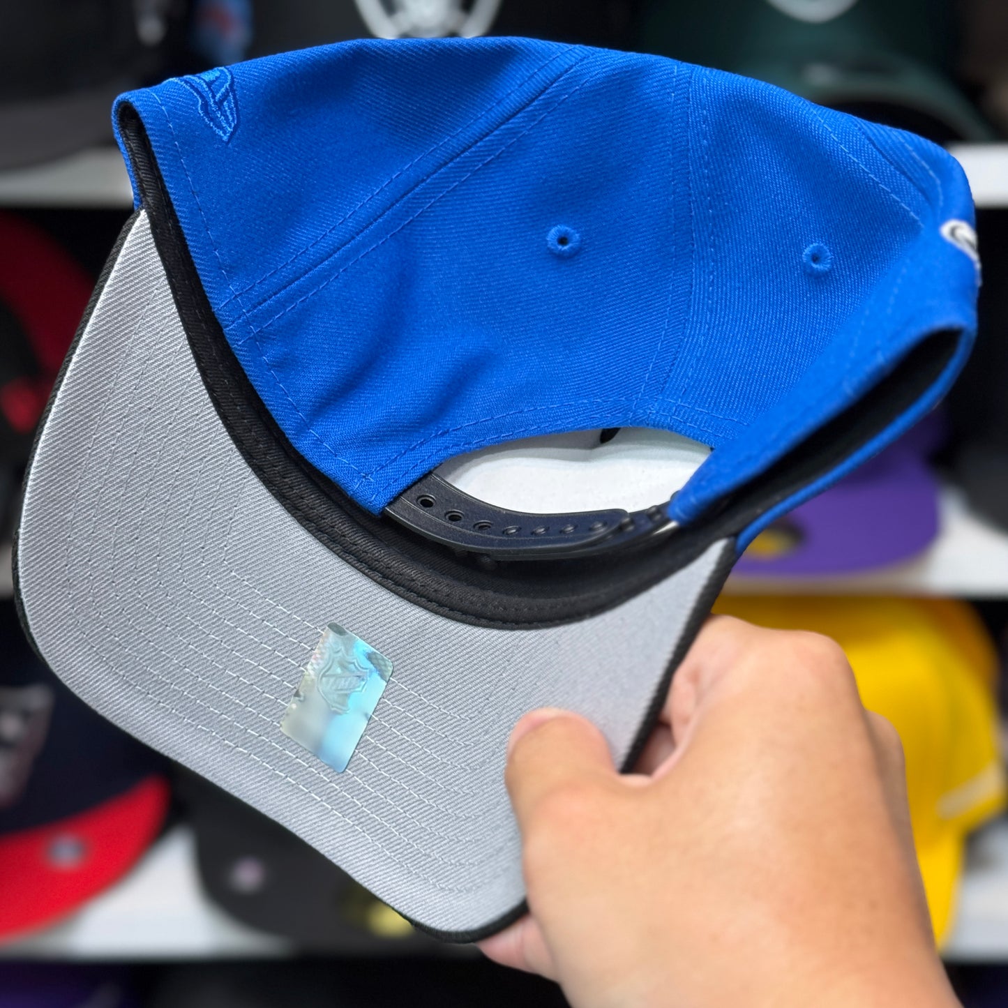 New Era Los Angeles Kings 'Stanley Cup Champions' A-Frame 9FORTY Snapback Blue/Black
