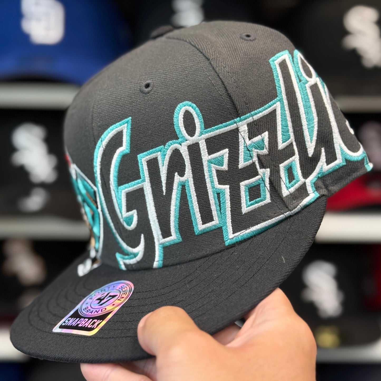 Vancouver 'Dual Logo' Snapback '47 Brand Gray/Black