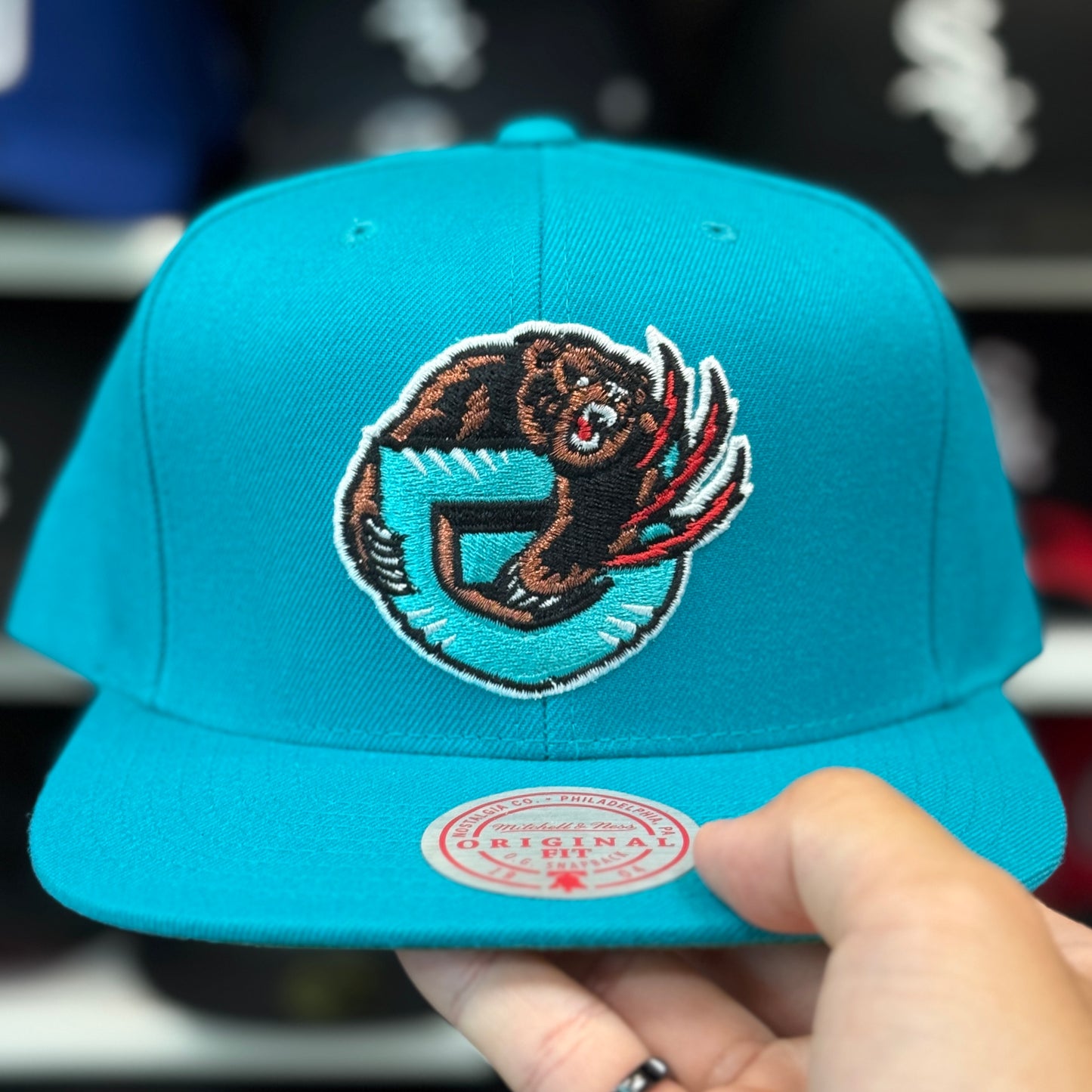 Vancouver Grizzlies Mitchell & Ness Snapback Teal