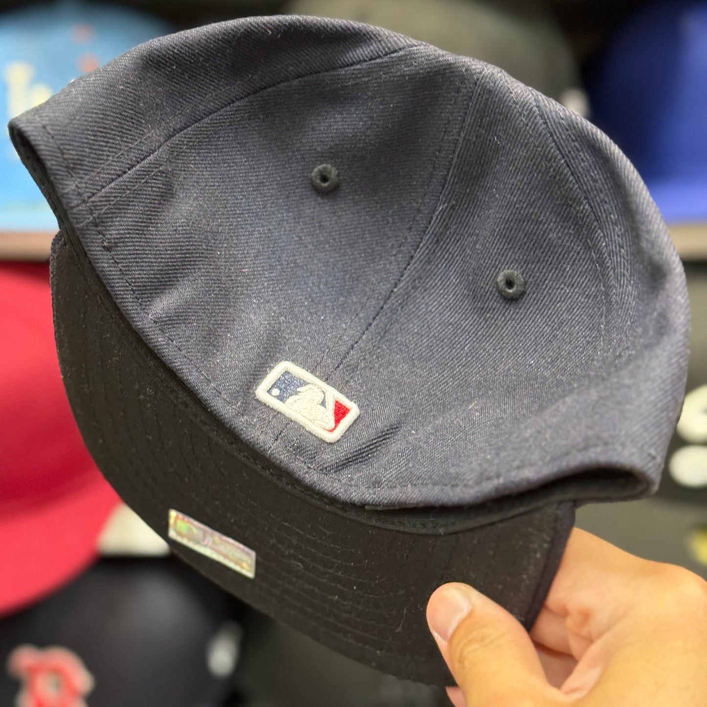 Youth Cleveland Indians New Era 59FIFTY Fitted Hat | Navy