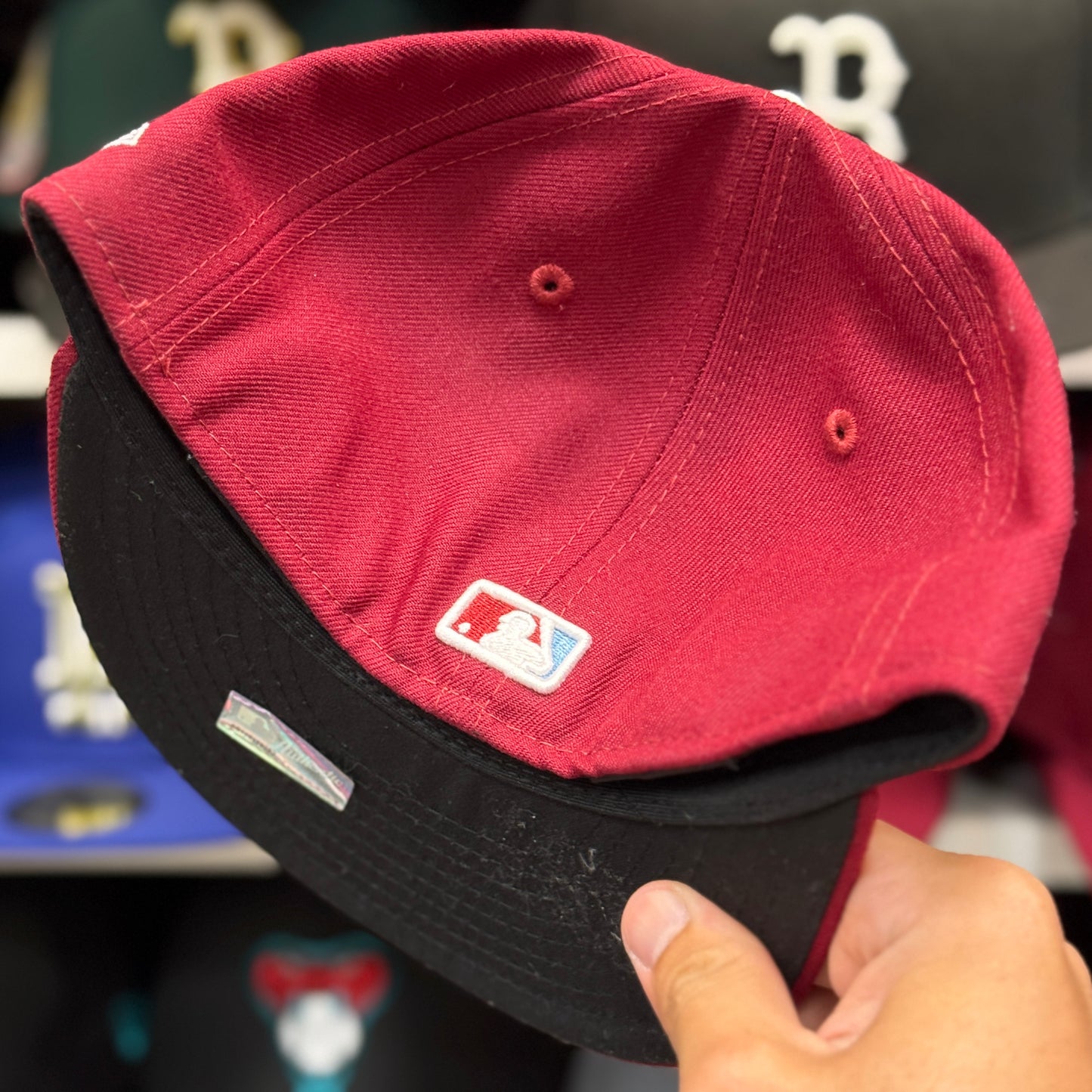 Youth Philadelphia Phillies New Era 59FIFTY Fitted Hat | Maroon