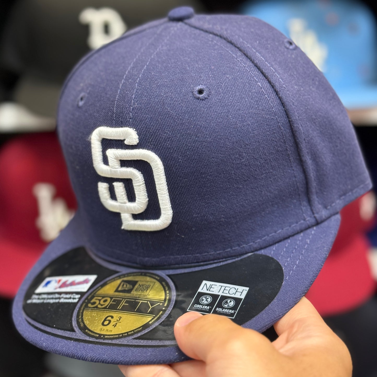 Youth San Diego Padres New Era 59FIFTY Fitted Hat | Navy