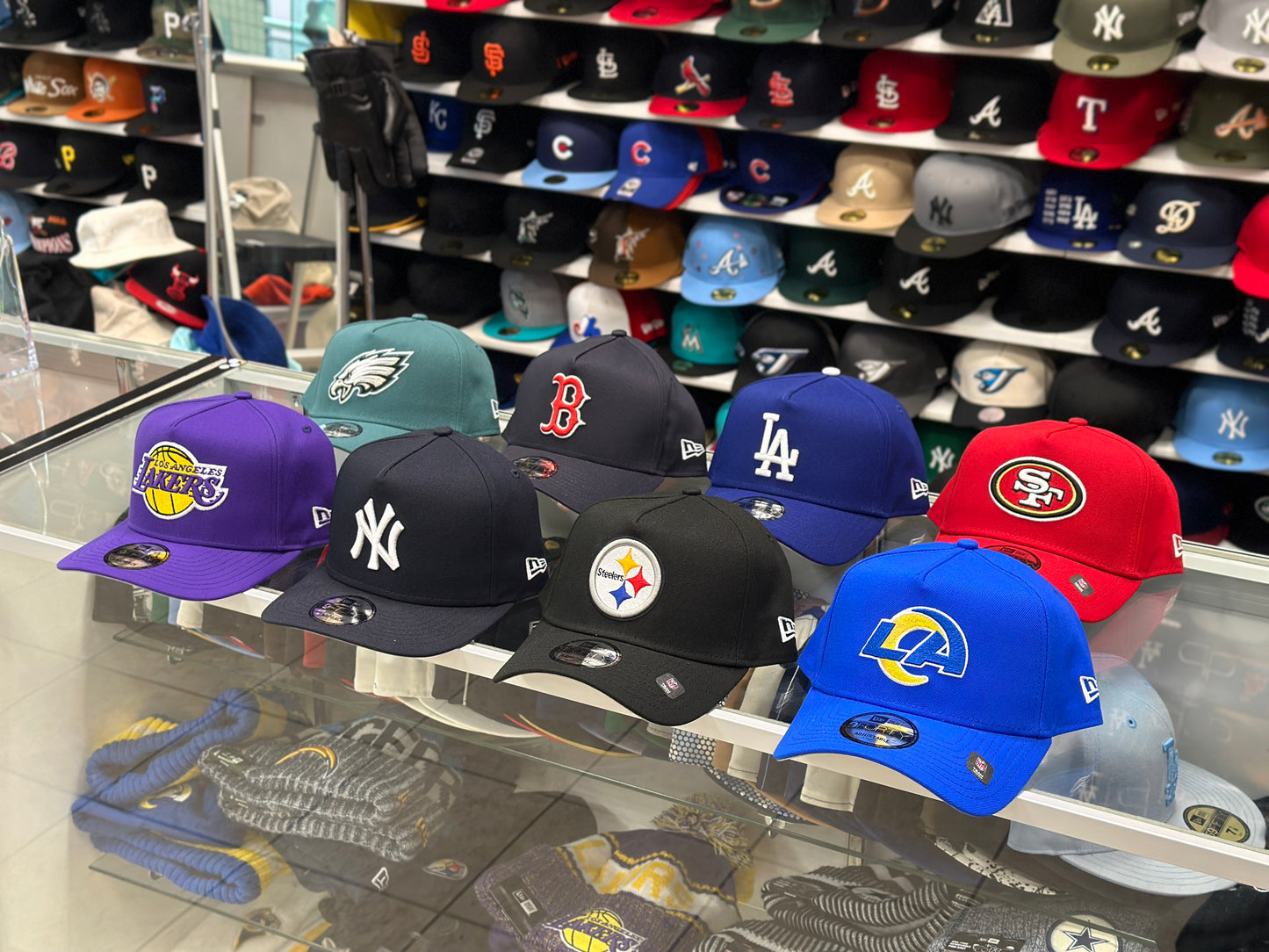 New Era Los Angeles Rams A-Frame Blue 9FORTY Snapback