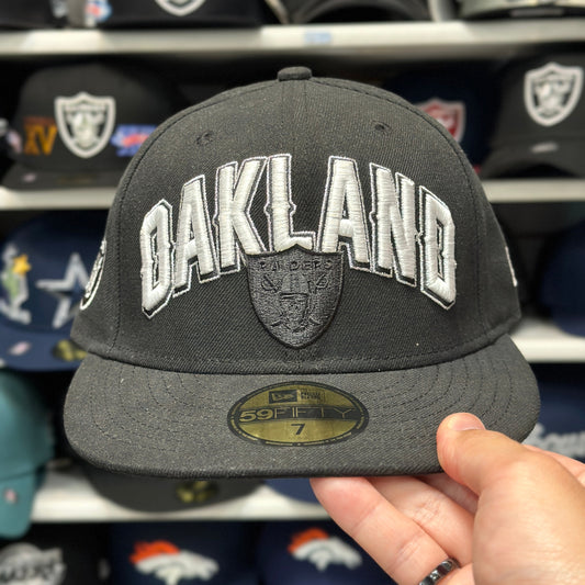 New Era Oakland Raiders Vintage 59FIFTY Fitted Hat | Black