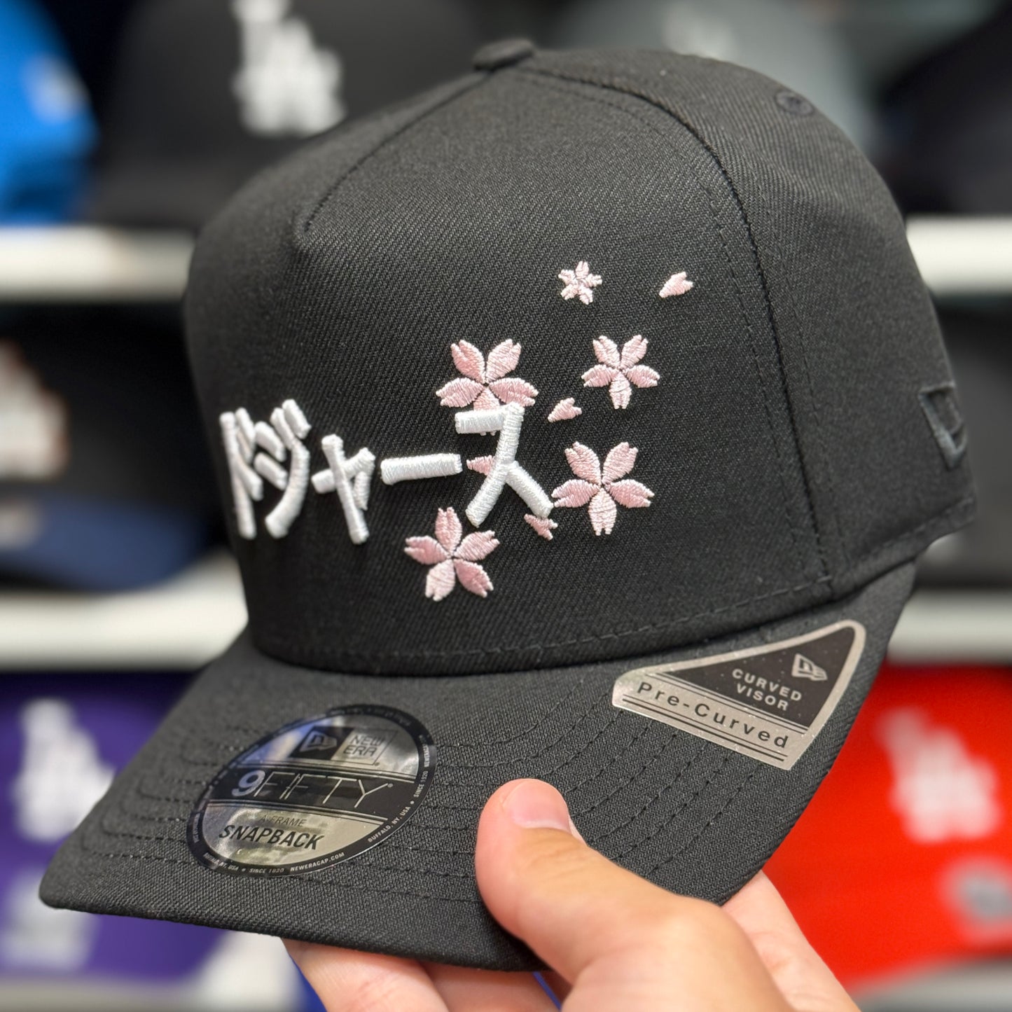 New Era Los Angeles Dodgers 'Sakura Tokyo Series' A-Frame 9FIFTY Snapback Black