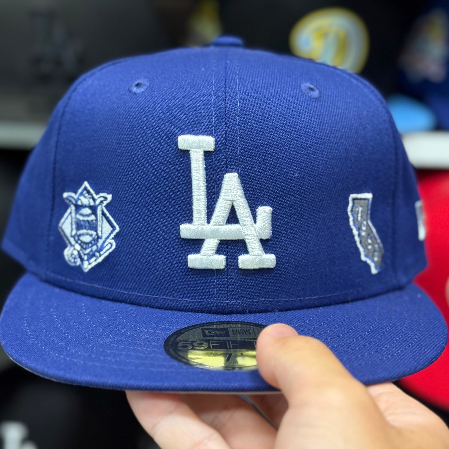 New Era Los Angeles Dodgers 'Celebratory Identity' 59FIFTY Fitted Hat | Blue