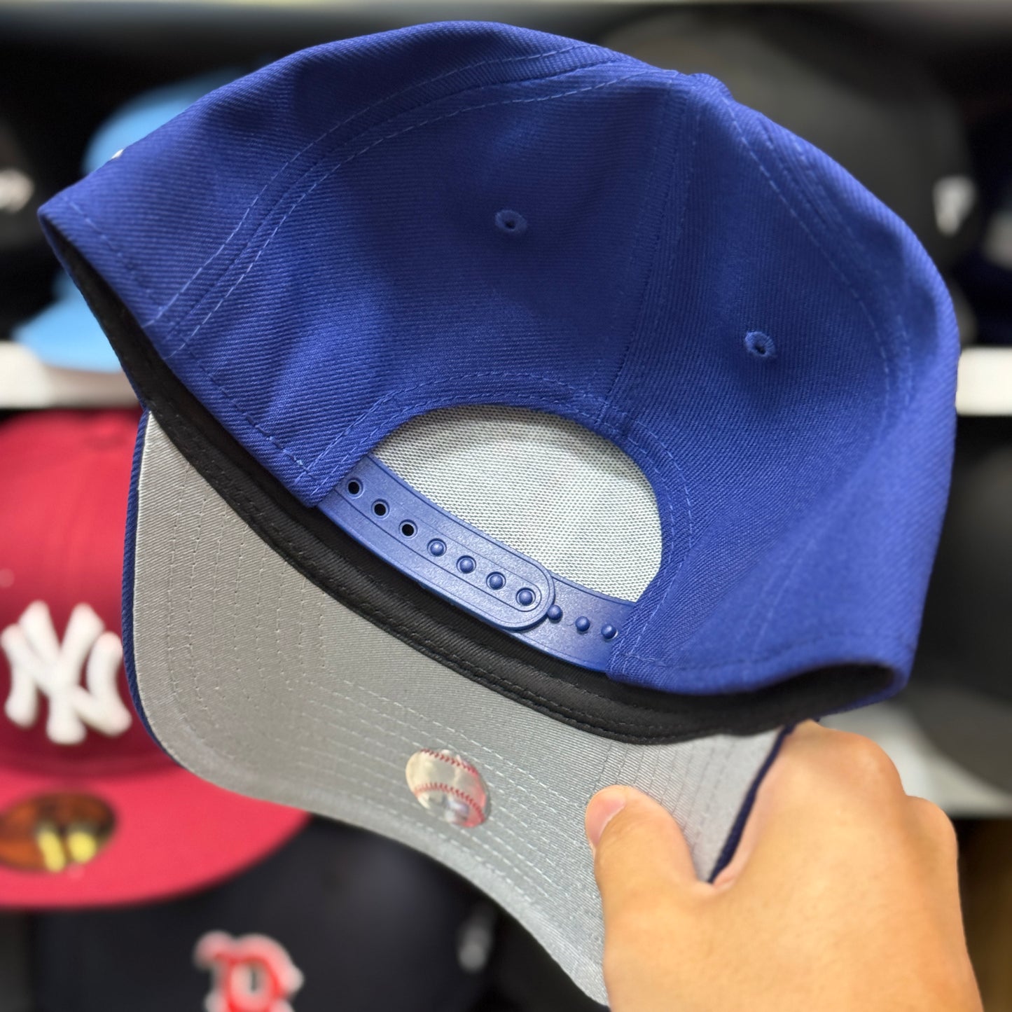New Era Texas Rangers A-Frame 9FORTY Snapback Blue