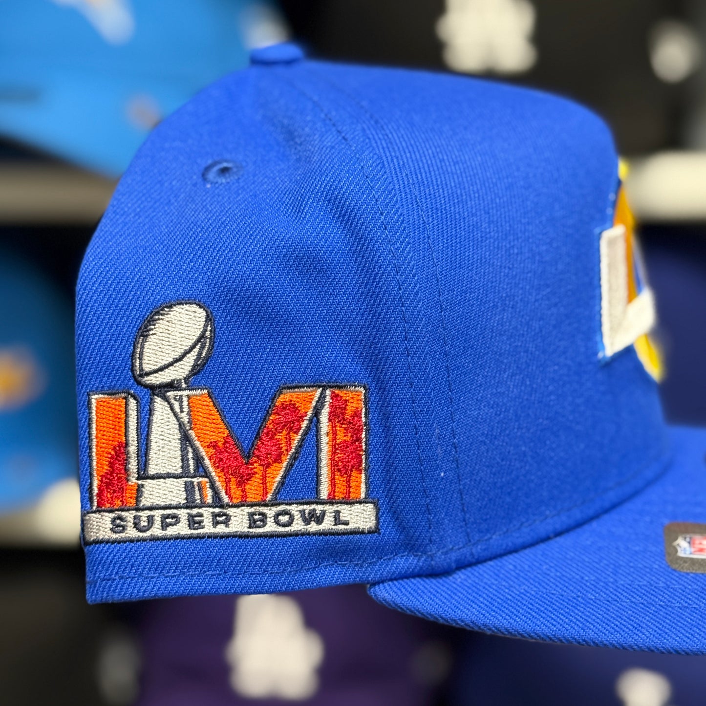 New Era Los Angeles Rams 'LVI Super Bowl' 9FIFTY Snapback Blue