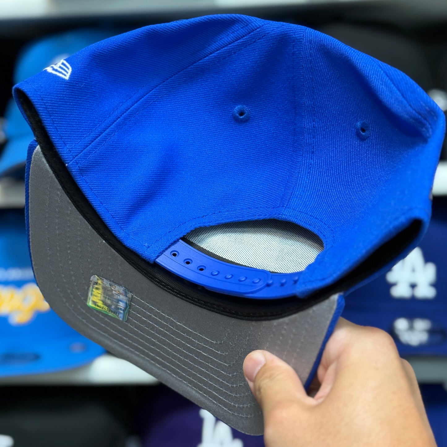 New Era Los Angeles Rams 'LVI Super Bowl' 9FIFTY Snapback Blue
