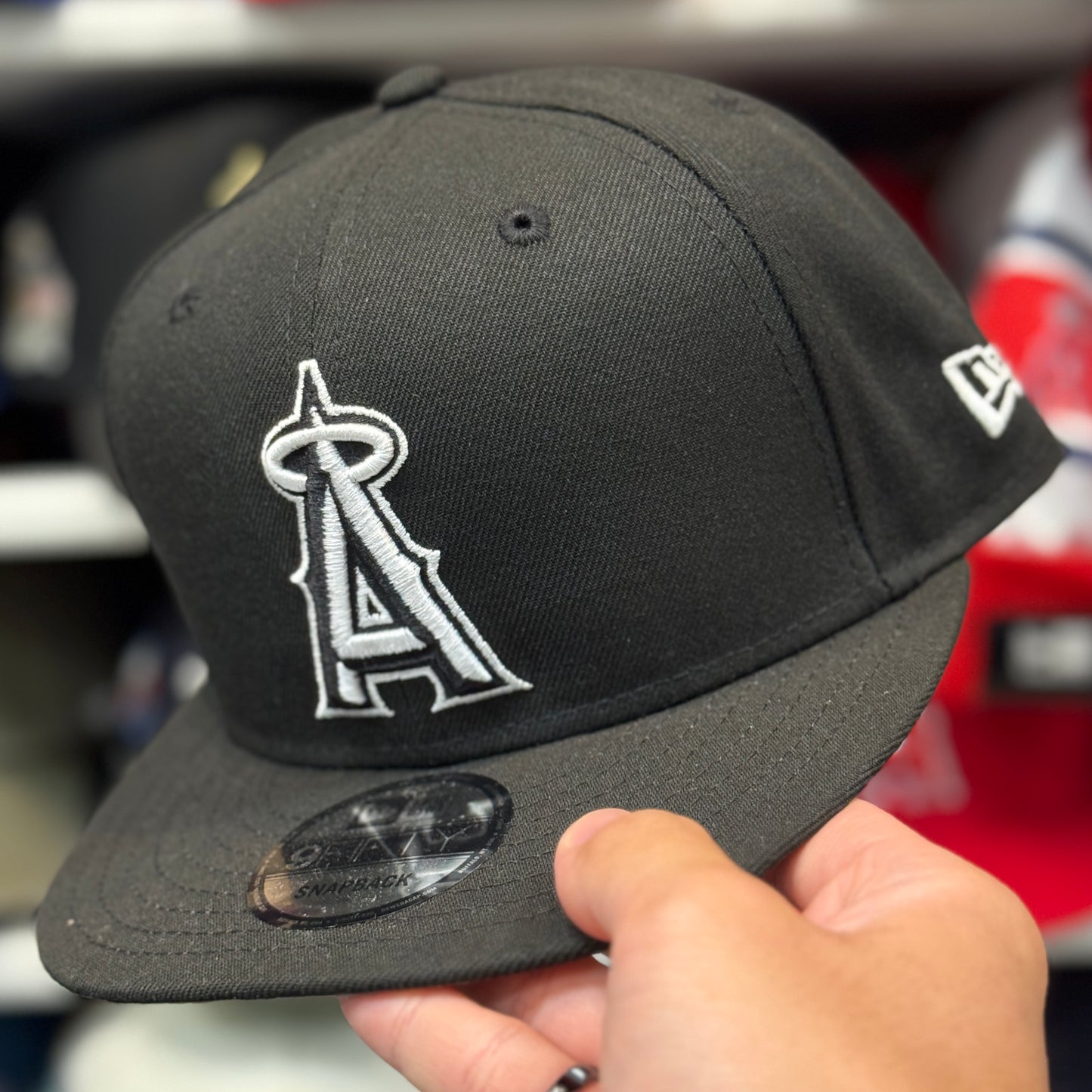 New Era Los Angeles Angels 9FIFTY Snapback Black