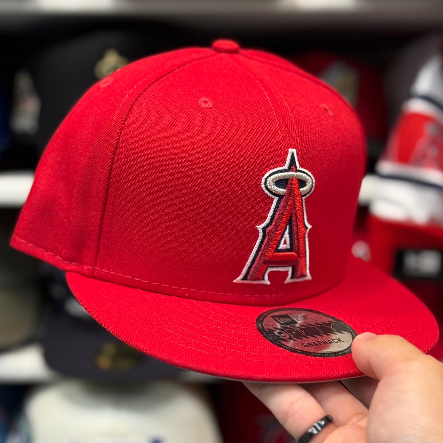 New Era Los Angeles Angels 9FIFTY Snapback | Red