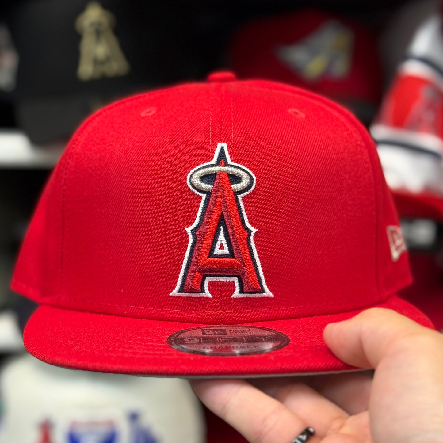New Era Los Angeles Angels 9FIFTY Snapback | Red