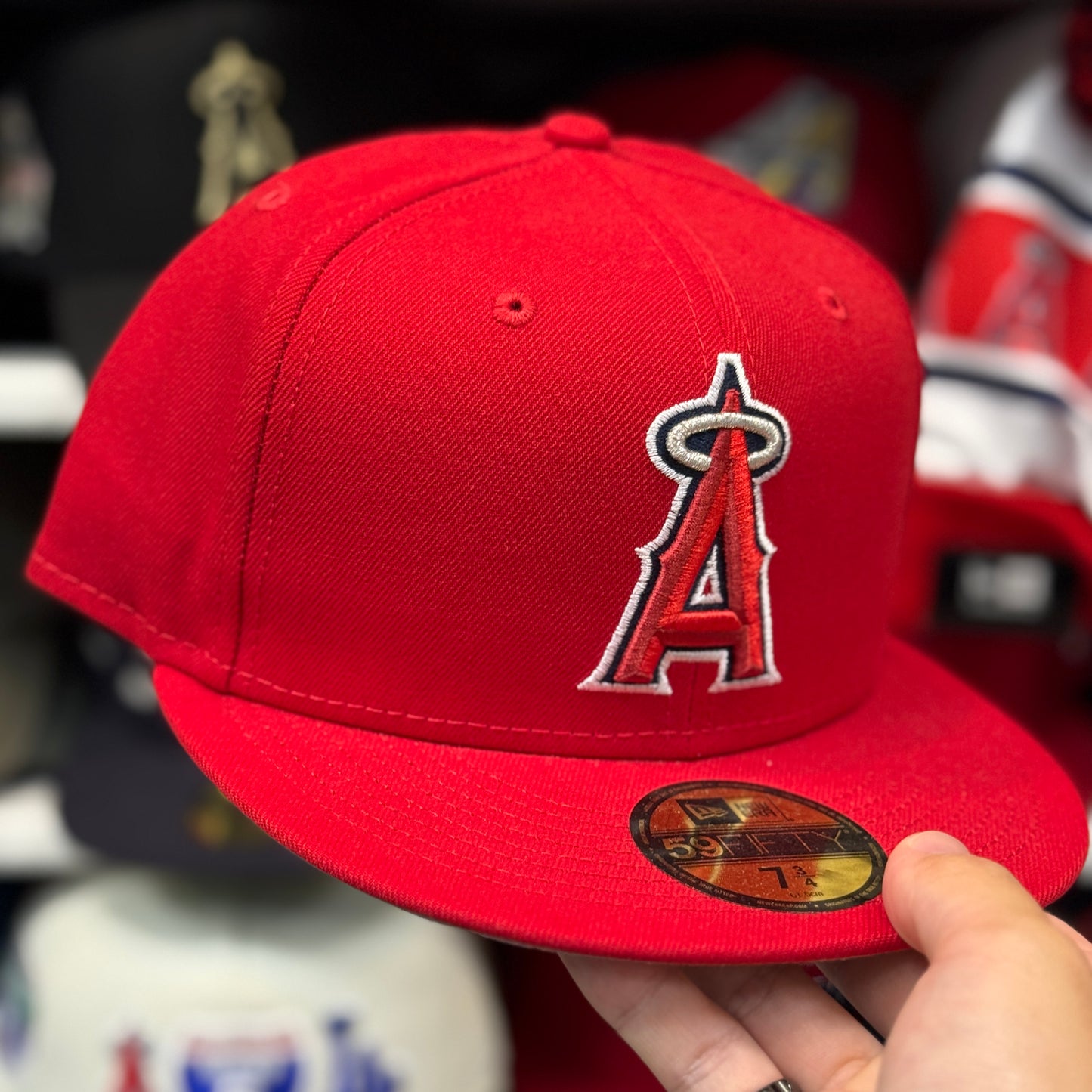 New Era Los Angeles Angels 59FIFTY Fitted Hat | Red
