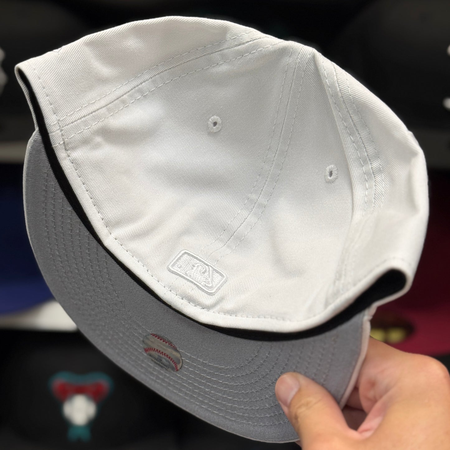 New Era Atlanta Braves 'All White' 59FIFTY Fitted Hat