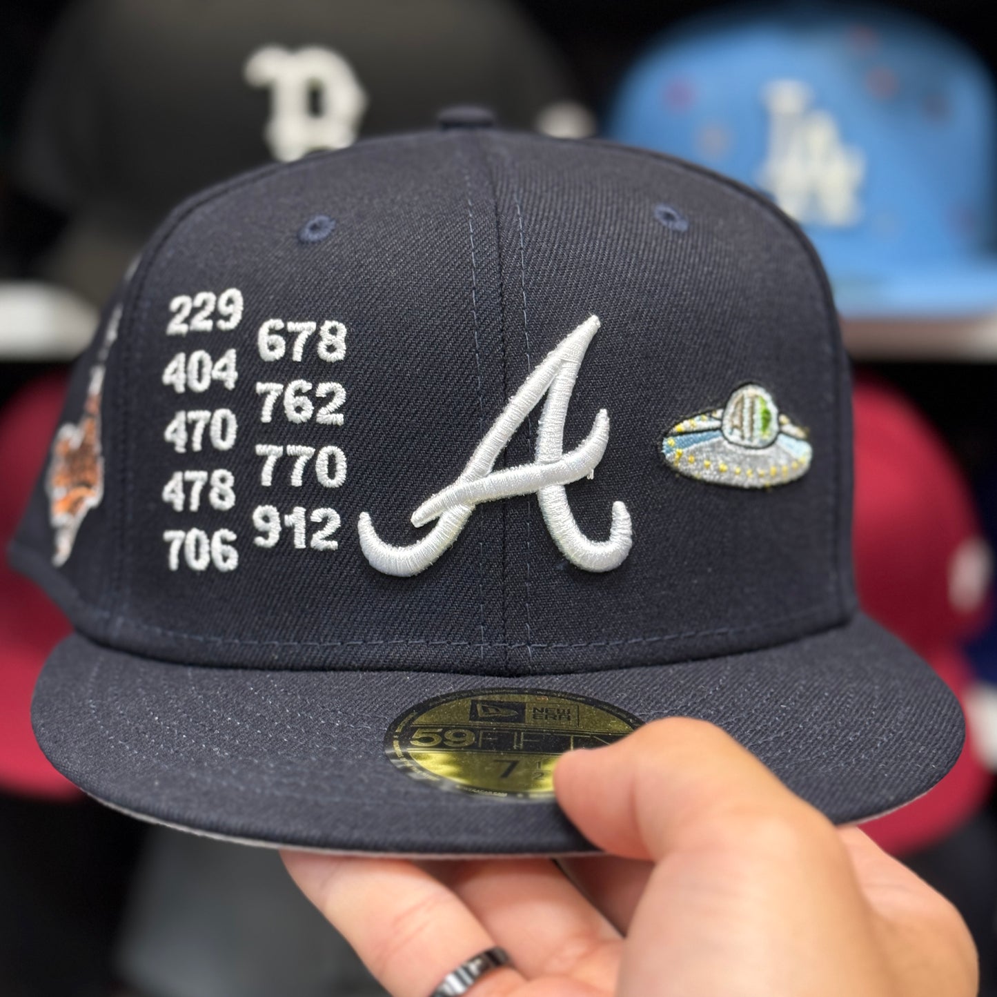 New Era Atlanta Braves 'Atlanta Identity' 59FIFTY Fitted Hat | Navy