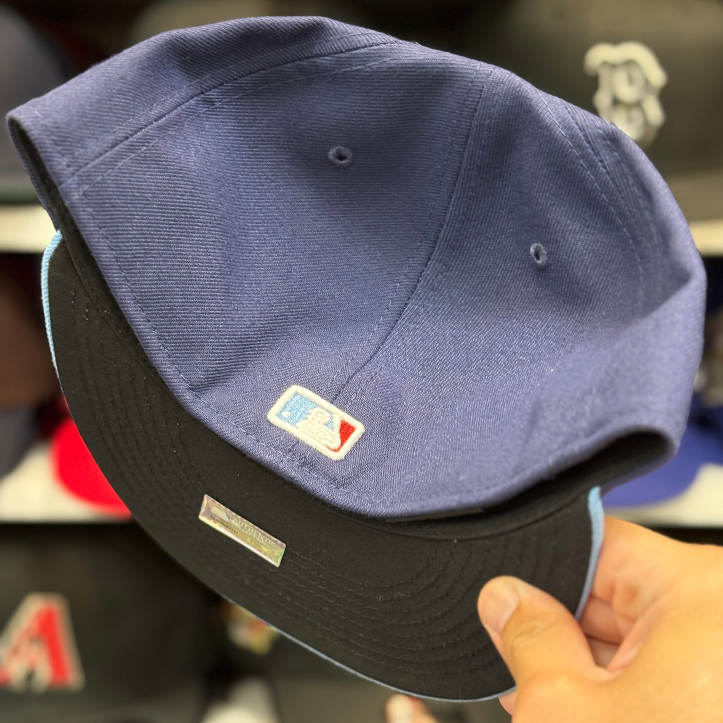 New Era Chicago Cubs Two Tone 59FIFTY Fitted Hat | Dark Blue/Light Blue