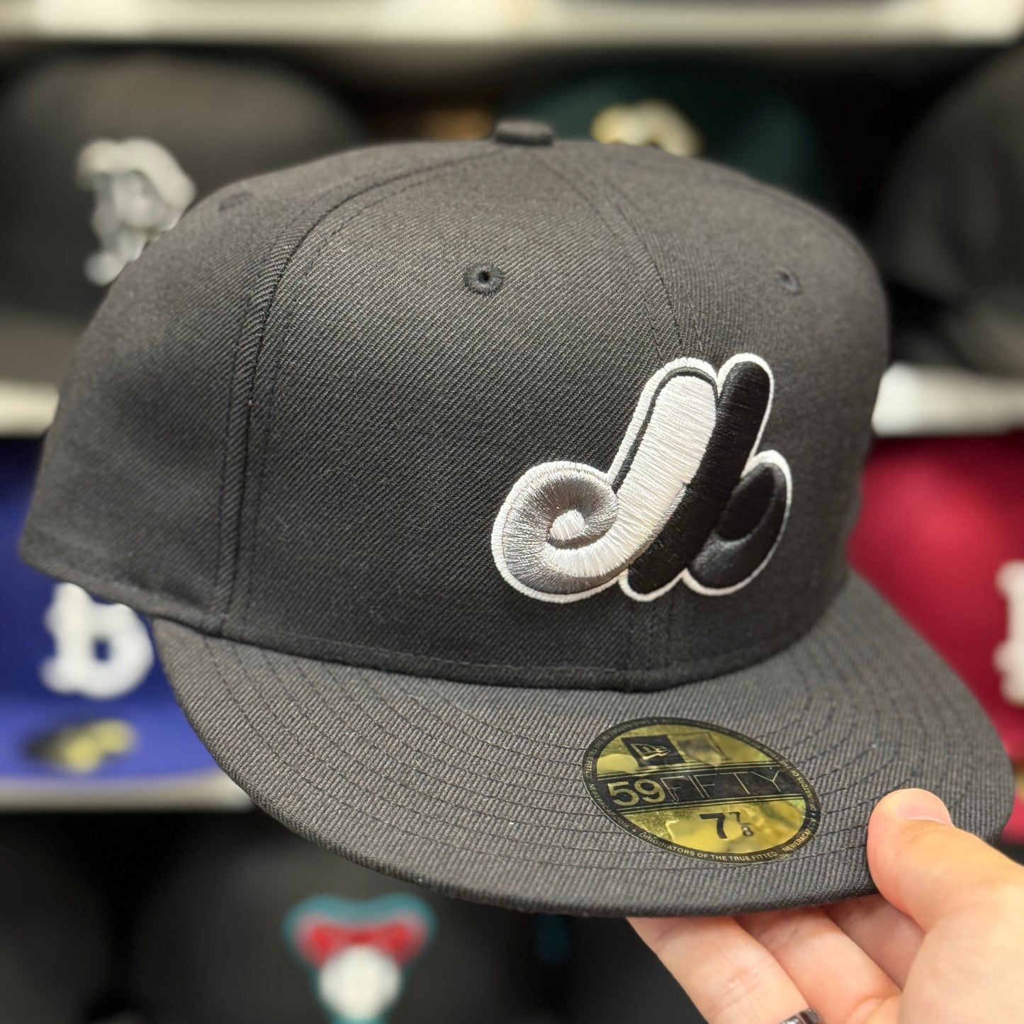 New Era Montreal Expos 59FIFTY Fitted Hat | Black