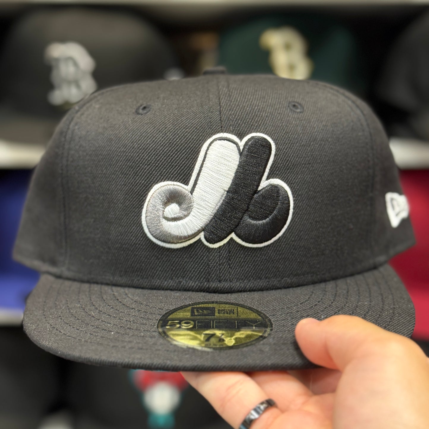 New Era Montreal Expos 59FIFTY Fitted Hat | Black