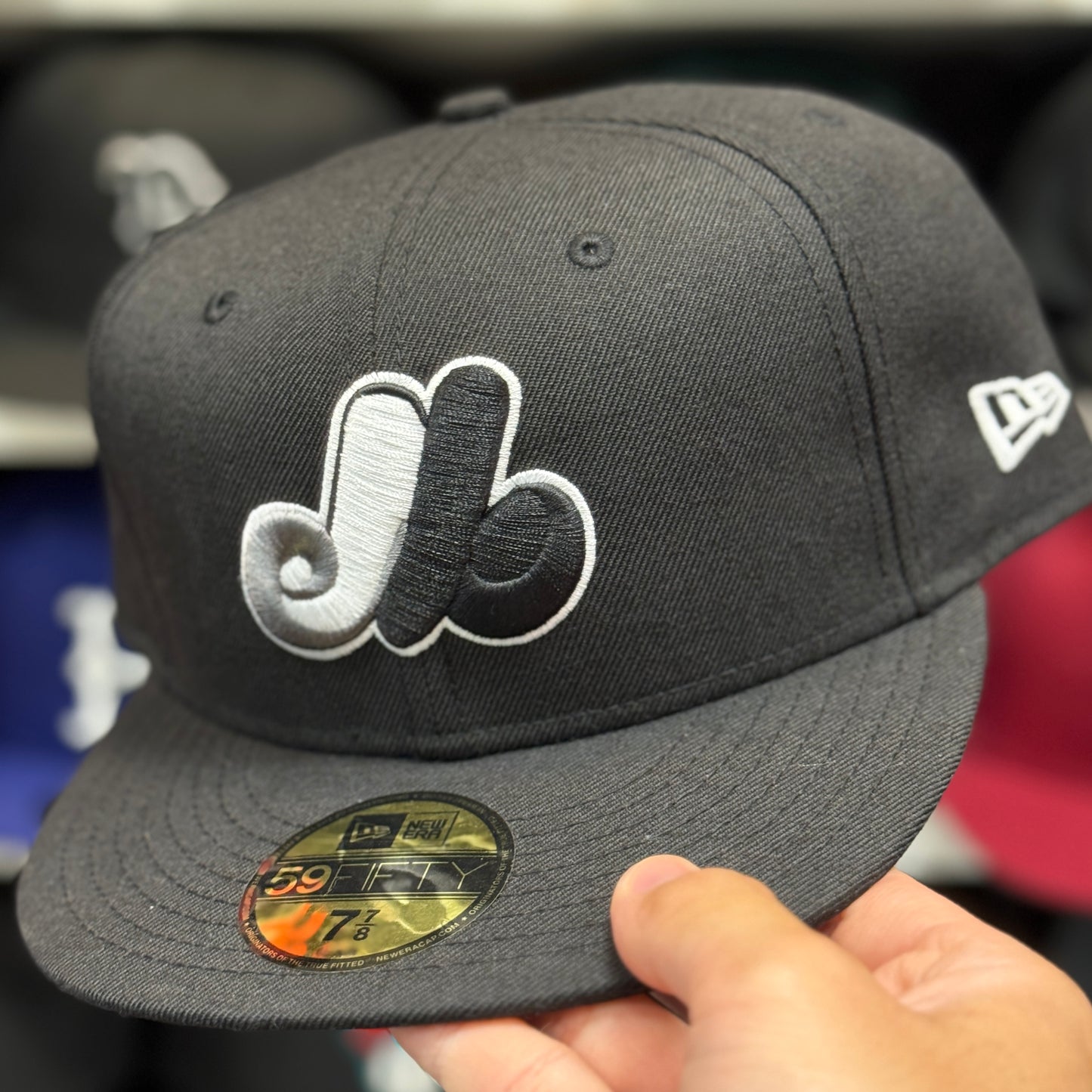 New Era Montreal Expos 59FIFTY Fitted Hat | Black