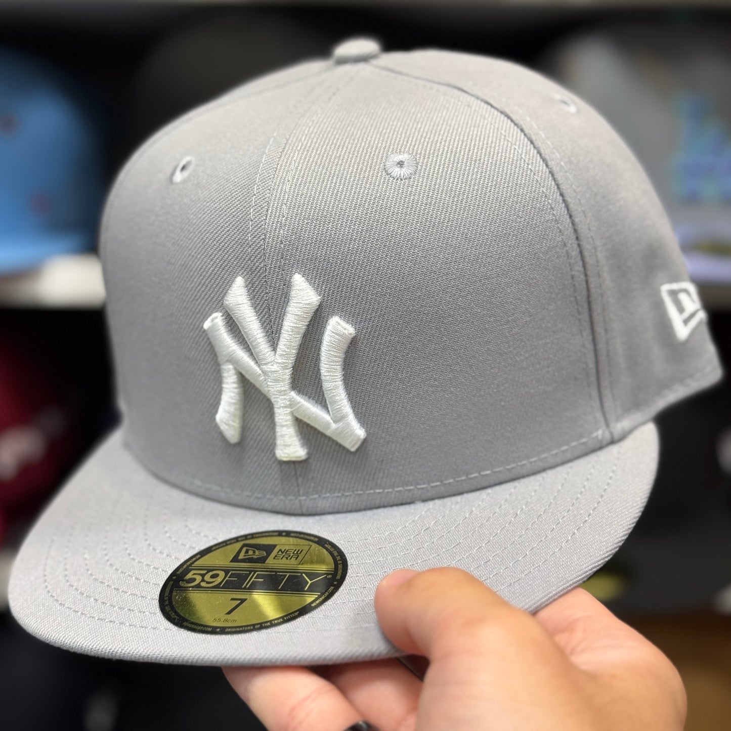 New Era New York Yankees 59FIFTY Fitted Hat | Silver