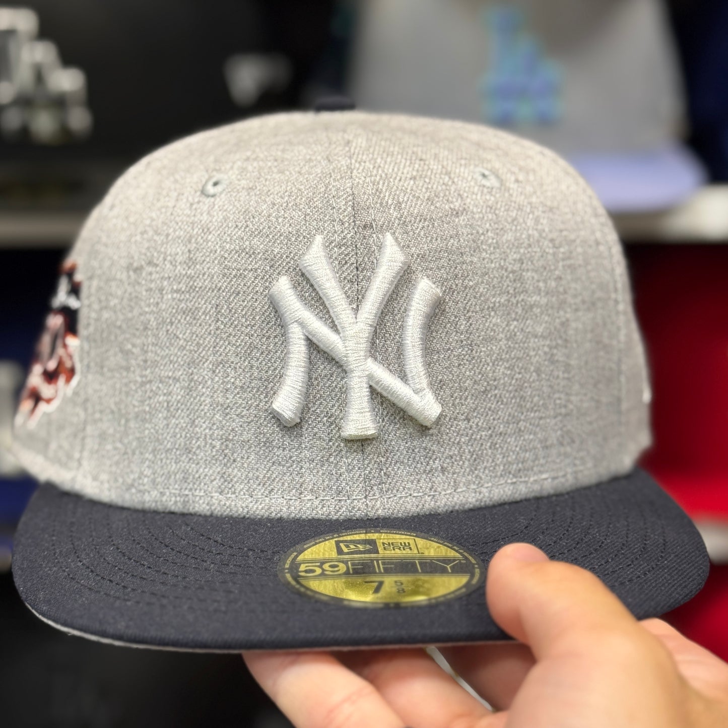 New Era New York Yankees 'Jackie Robinson 50th Anniversary' 59FIFTY Fitted Hat | Silver/Navy