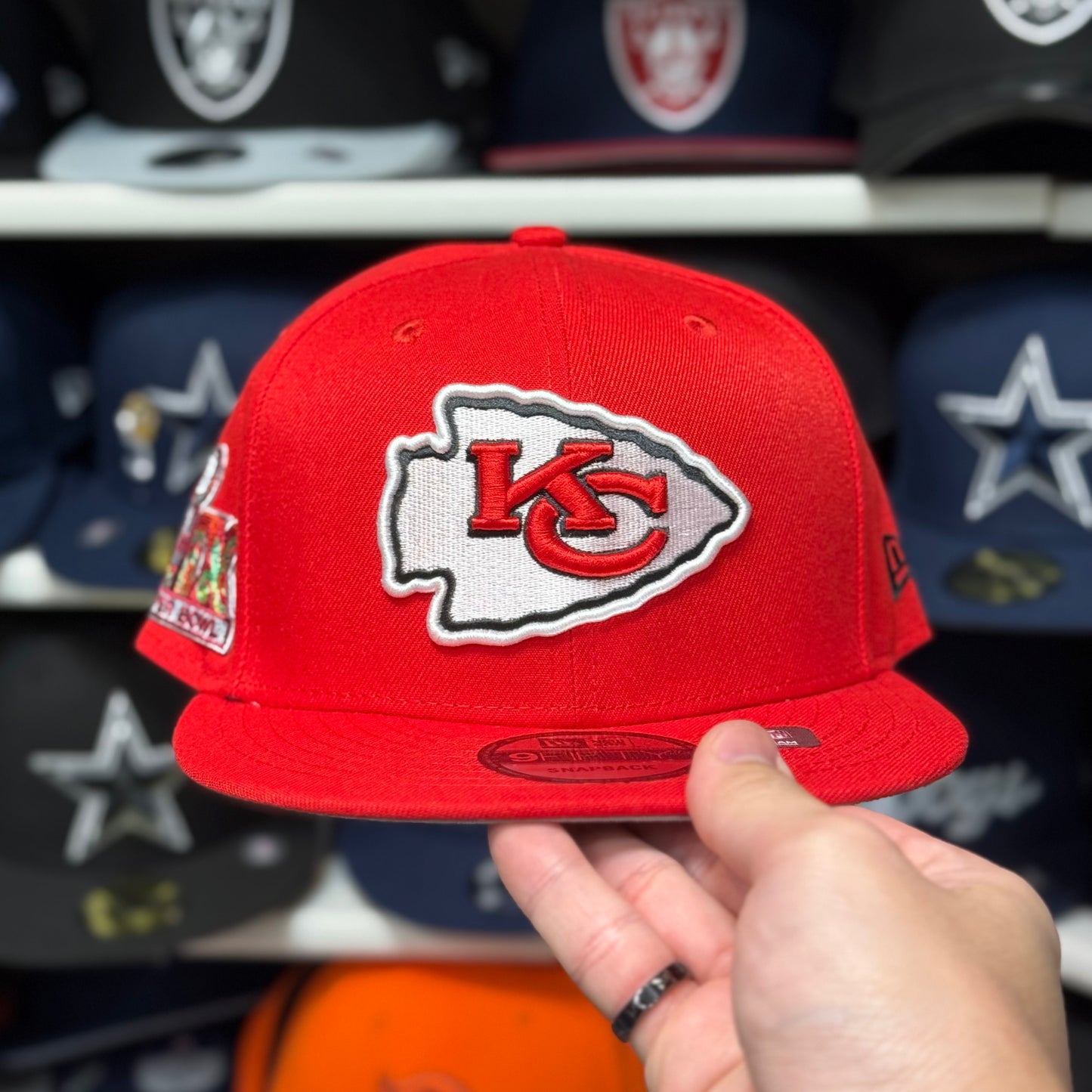 New Era Kansas City Chiefs 'Super Bowl Side' Red 9FIFTY Snapback