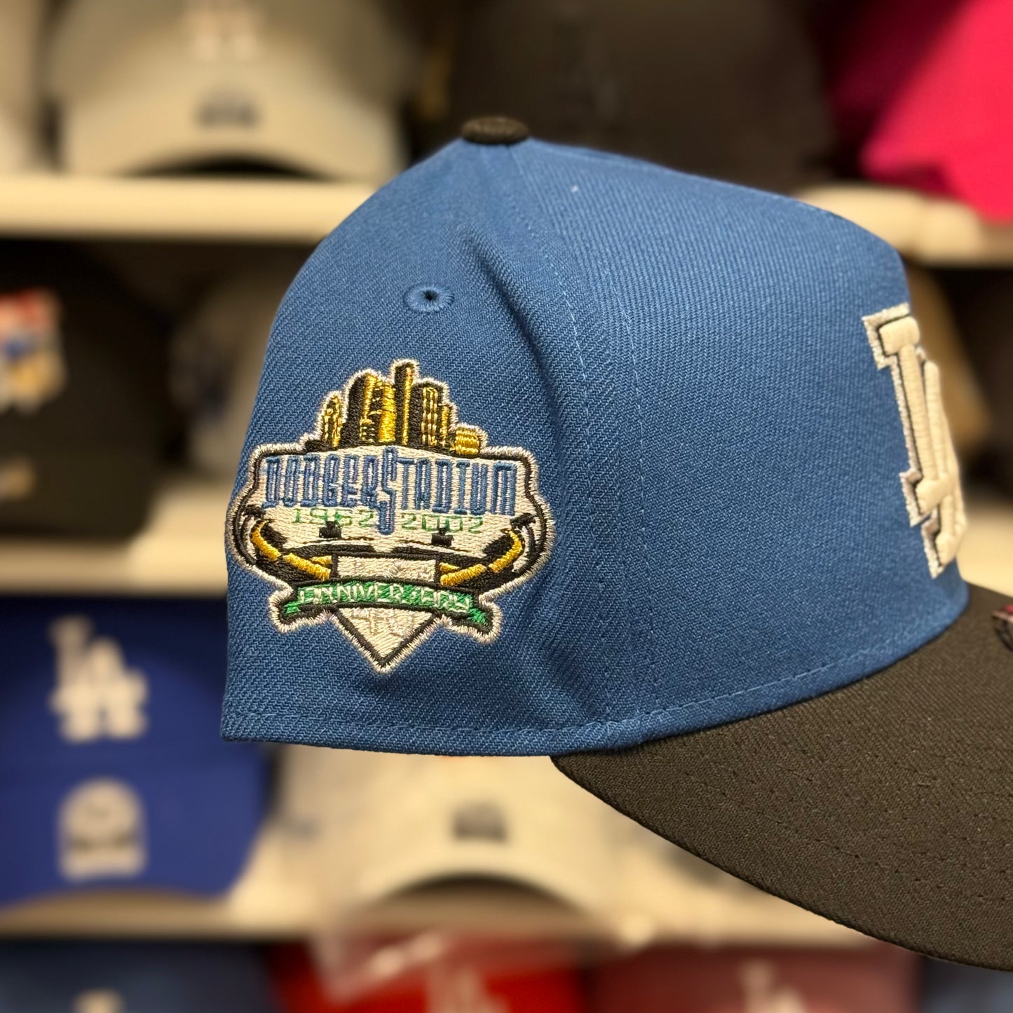 New Era Los Angeles Dodgers '40th Anniversary' A-Frame Blue/Black 9FORTY Snapback | Glow in the Dark