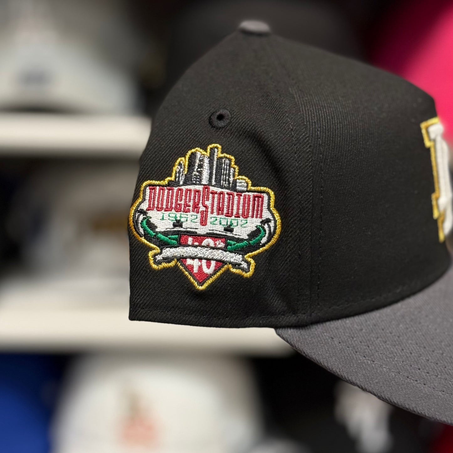 New Era Los Angeles Dodgers '40th Anniversary' A-Frame Black/Grey 9FORTY Snapback | Glow in the Dark