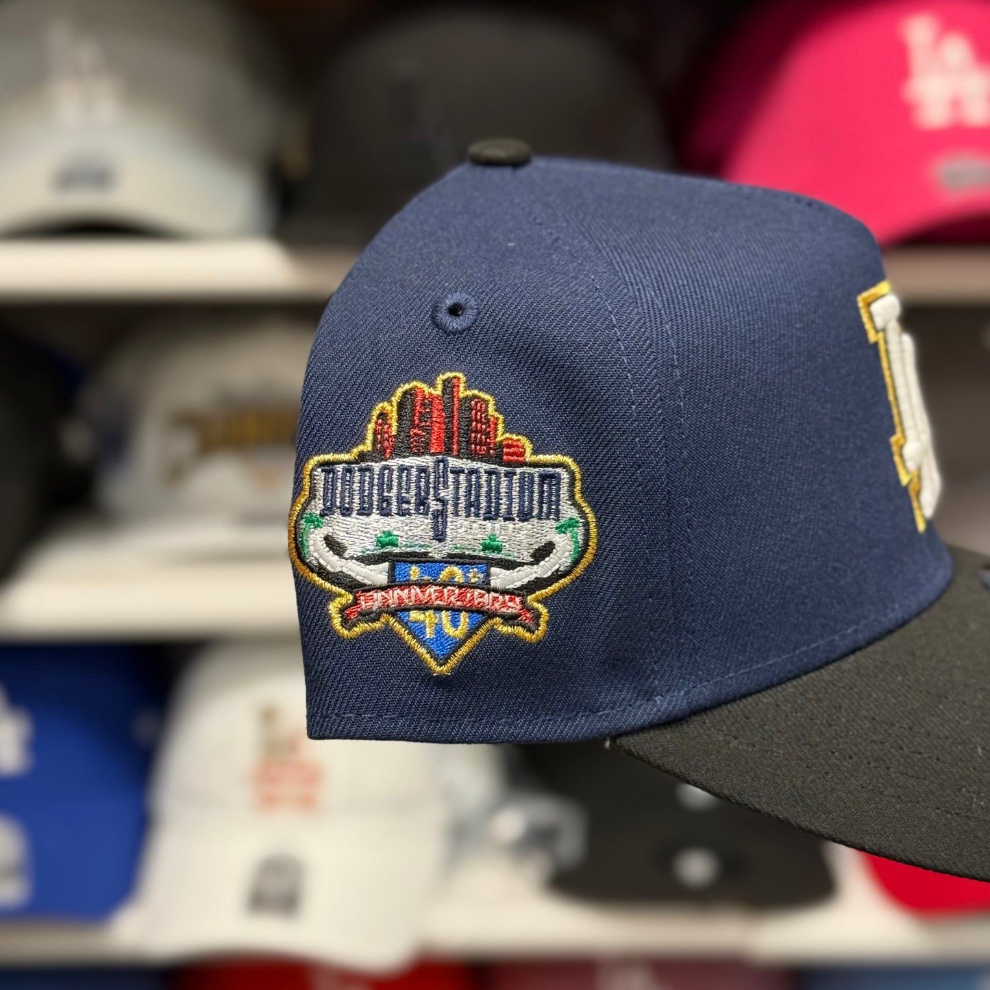 New Era Los Angeles Dodgers '40th Anniversary' A-Frame Blue/Black 9FORTY Snapback | Glow in the Dark