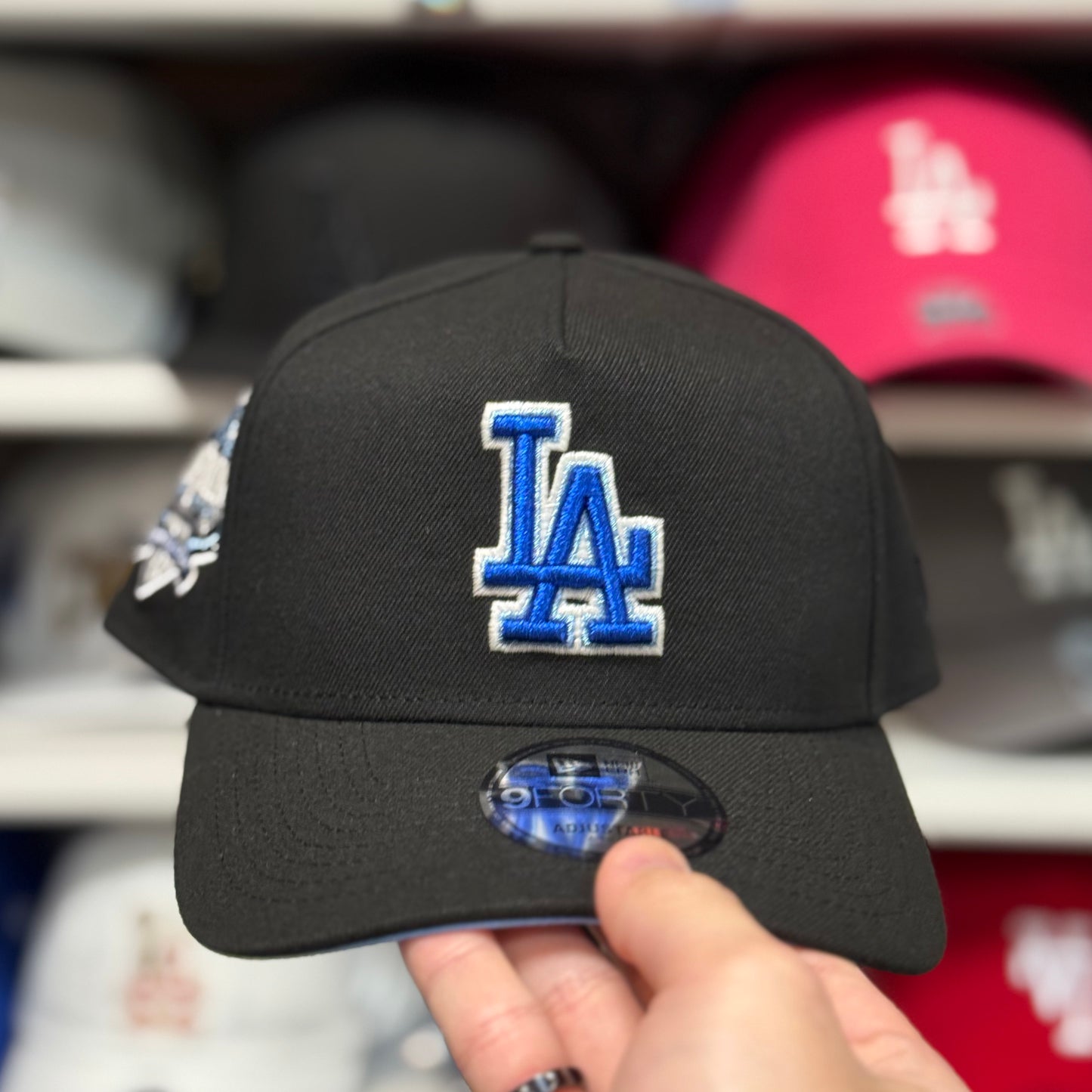 New Era Los Angeles Dodgers '40th Anniversary' Black A-Frame 9FORTY Snapback