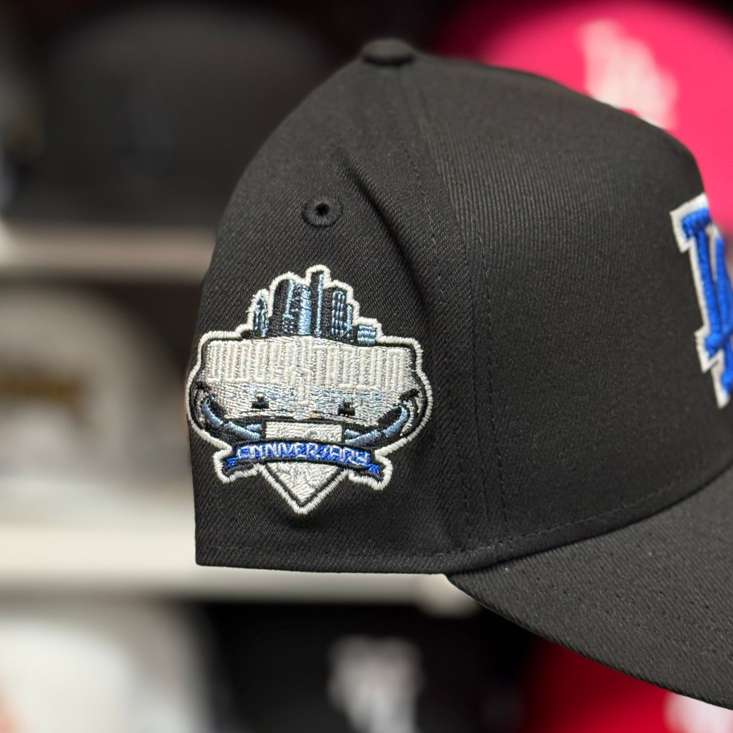 New Era Los Angeles Dodgers '40th Anniversary' Black A-Frame 9FORTY Snapback