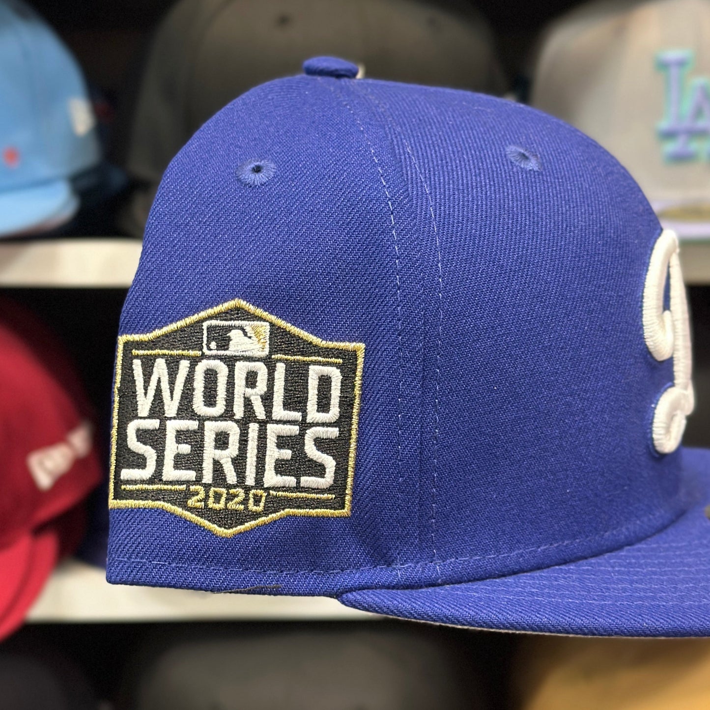 New Era Los Angeles Dodgers 'World Series D' Blue/White 9FIFTY Snapback
