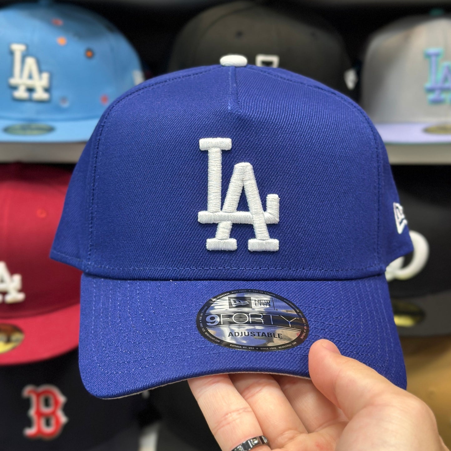 New Era LA Dodgers A-Frame 9FORTY Snapback Black/Blue