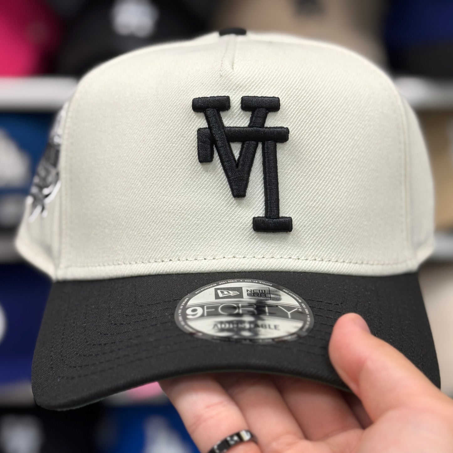 New Era Los Angeles Dodgers '40th Anniversary' A-Frame Creme/Black 9FORTY Snapback
