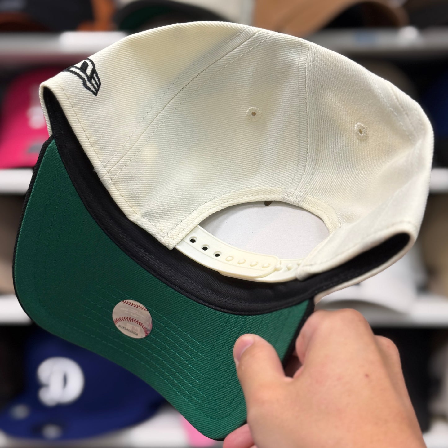 New Era Los Angeles Dodgers '40th Anniversary' A-Frame Creme/Black 9FORTY Snapback