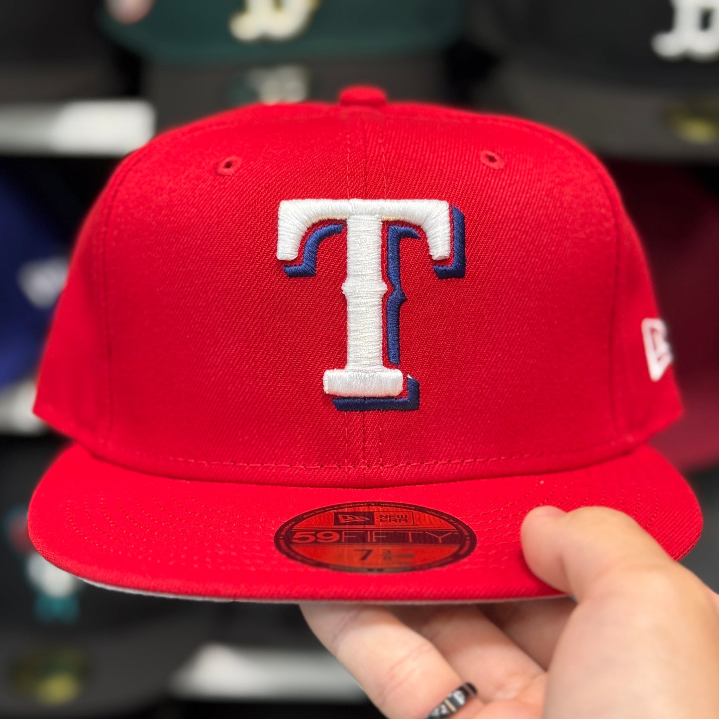 New Era Texas Rangers 59FIFTY Fitted Hat Red