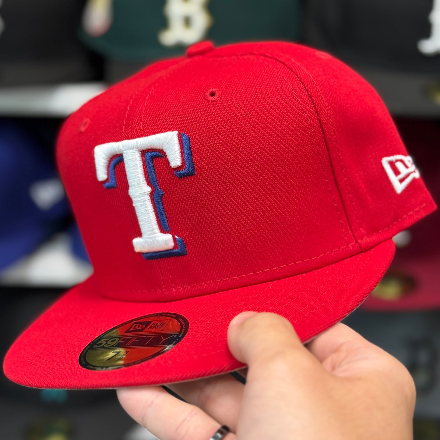 New Era Texas Rangers 59FIFTY Fitted Hat Red