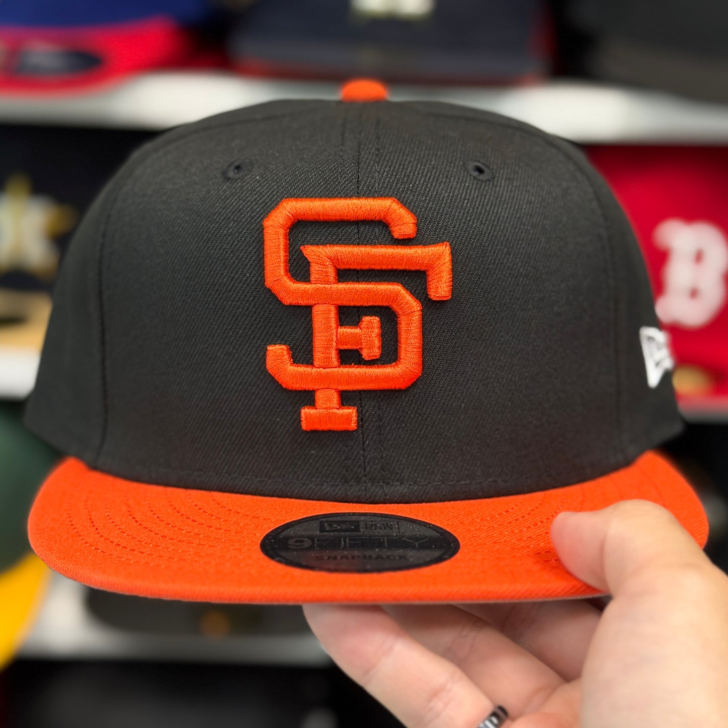 New Era San Francisco Giants 9FIFTY Snapback Black/Orange