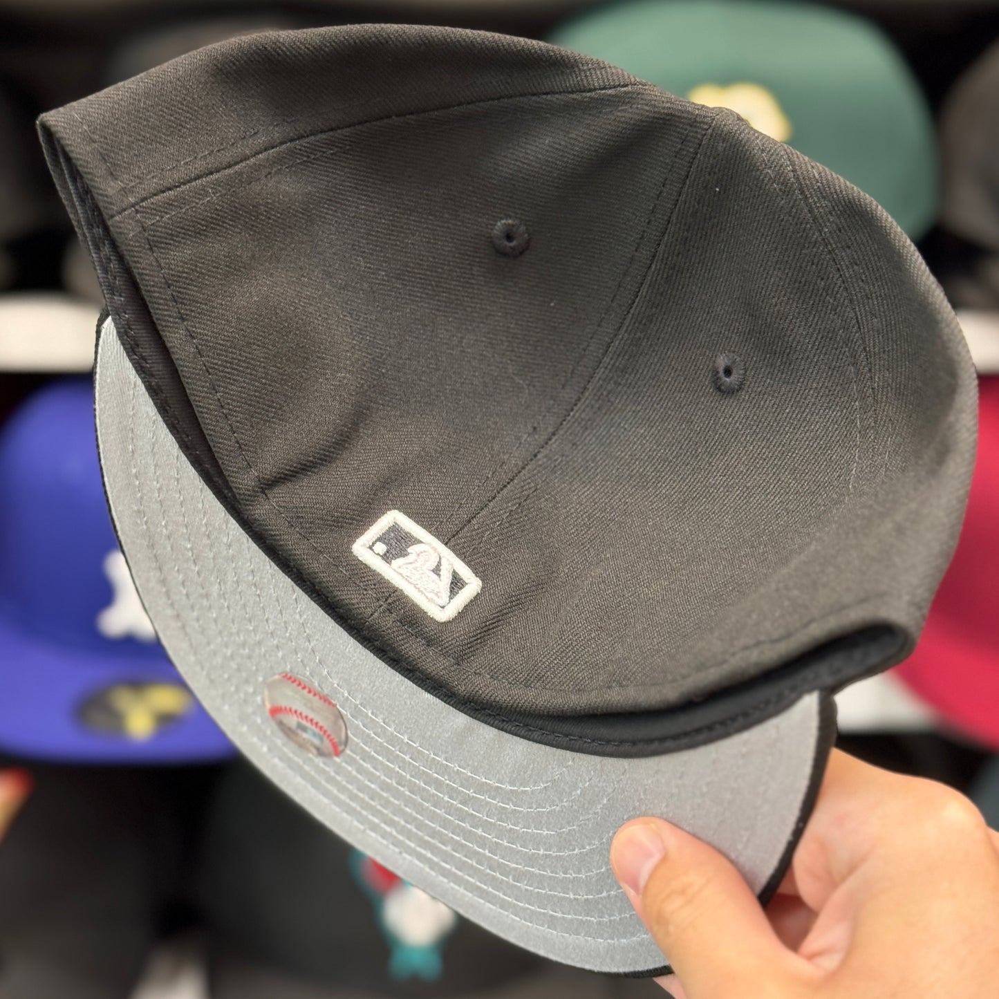New Era Boston Red Sox 'Outline Logo' 59FIFTY Fitted Hat | Black