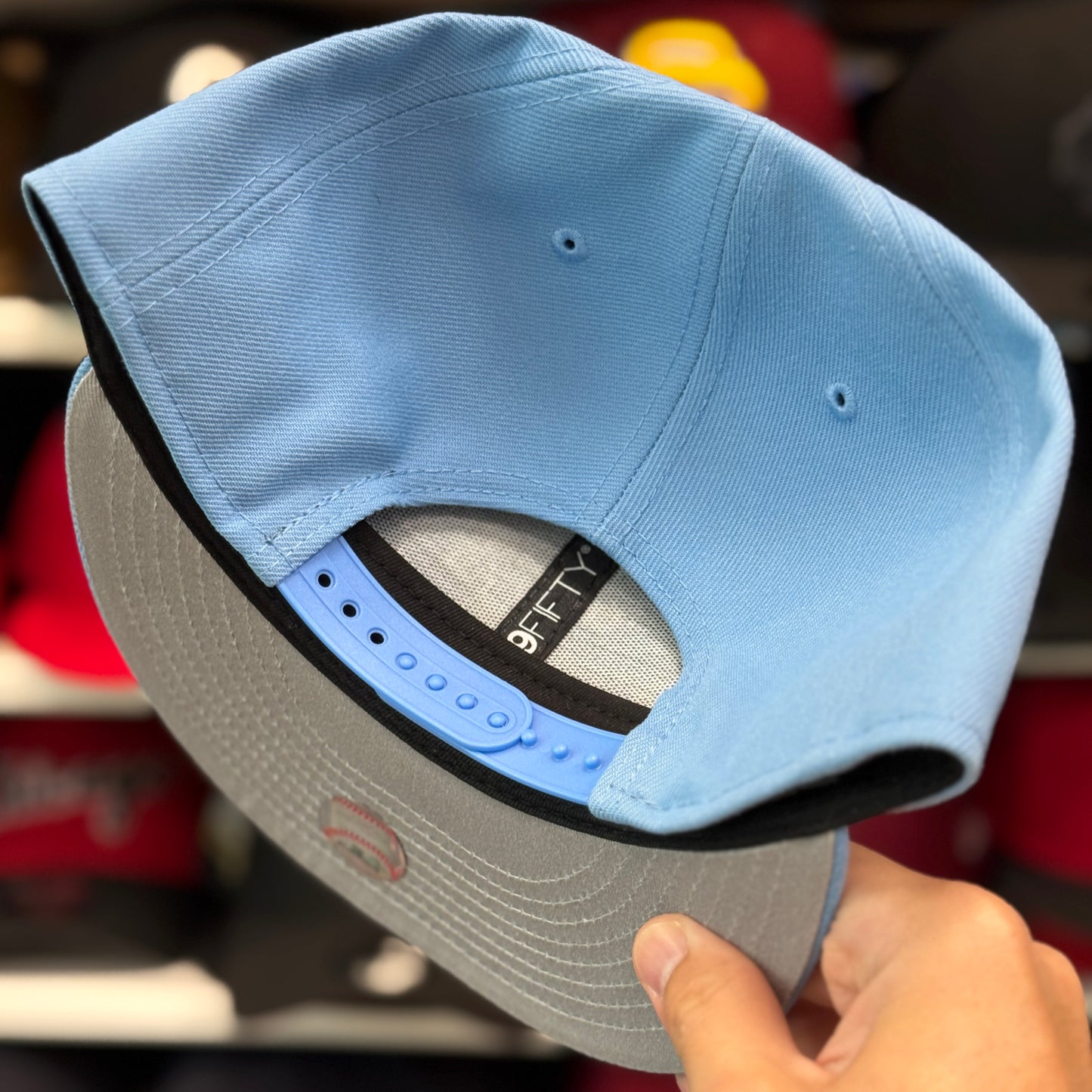 New Era Oakland Athletics 'Stomper Logo' 9FIFTY Snapback | Baby Blue