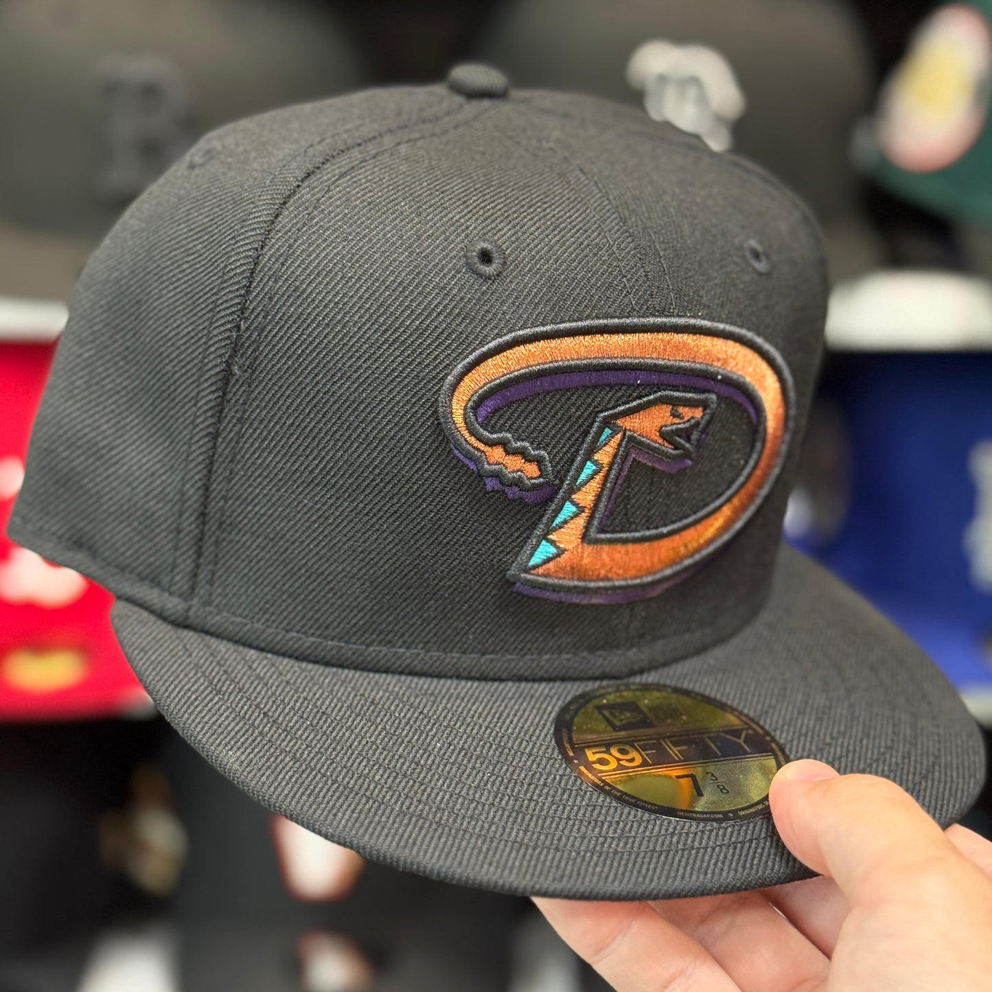 New Era Arizona Diamondbacks 'Serpientes Logo' 59FIFTY Fitted Hat | Black