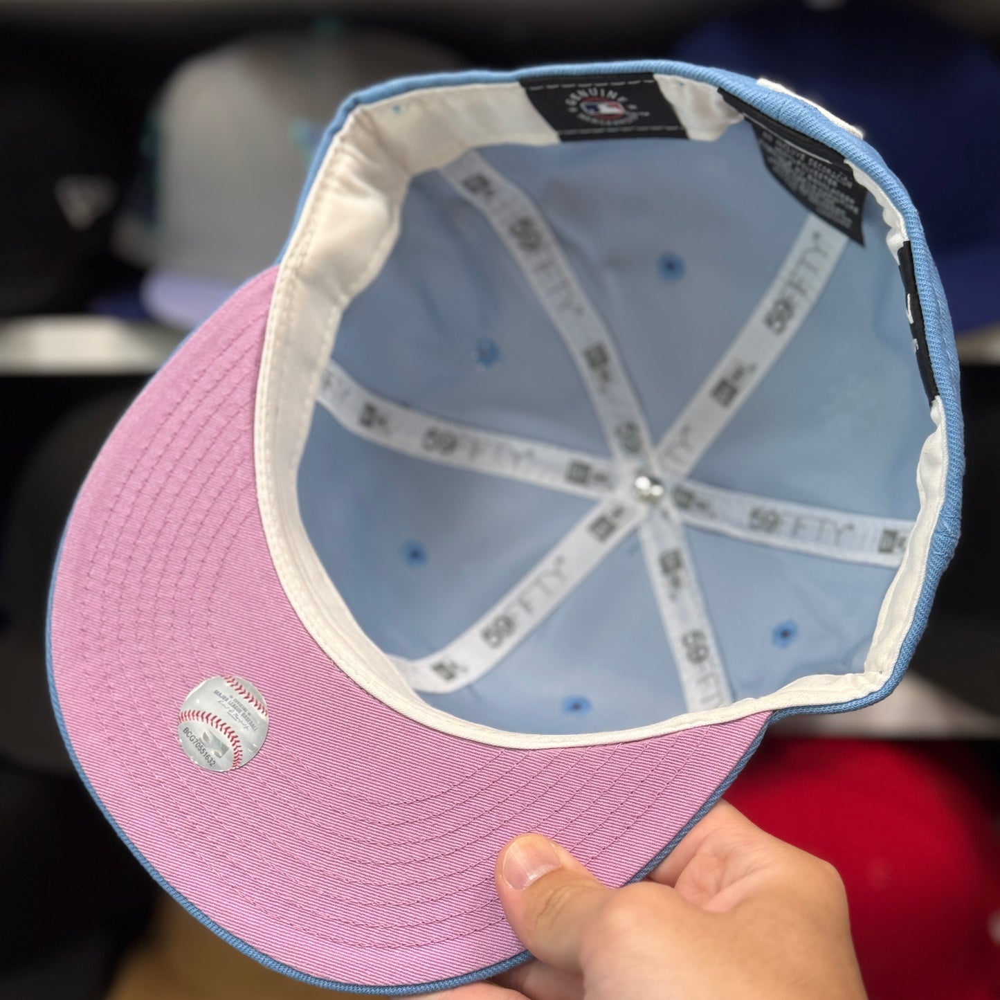 New Era Los Angeles Dodgers 'Floral - Blue Silk' 59FIFTY Fitted Hat | Light Blue