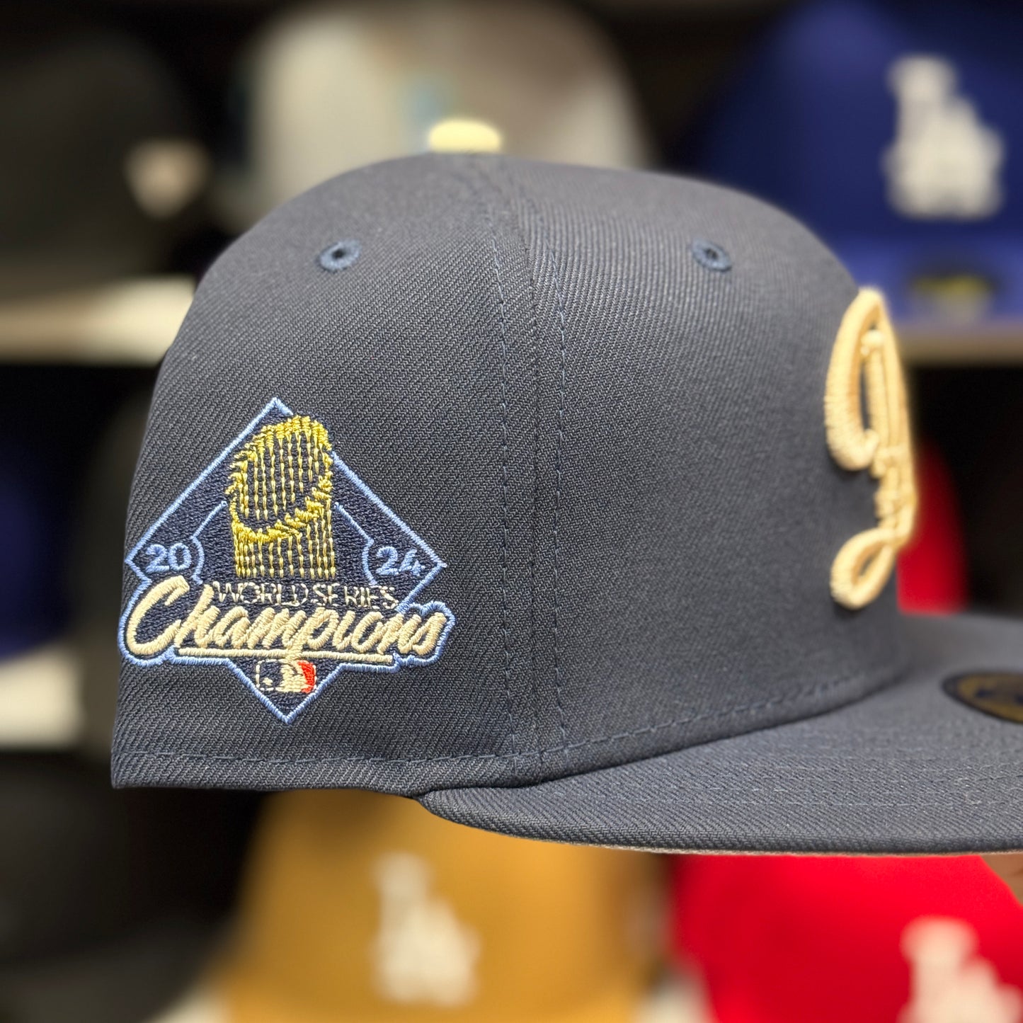 New Era Los Angeles Dodgers '2024 World Series Champions' 59FIFTY Fitted Hat | Navy