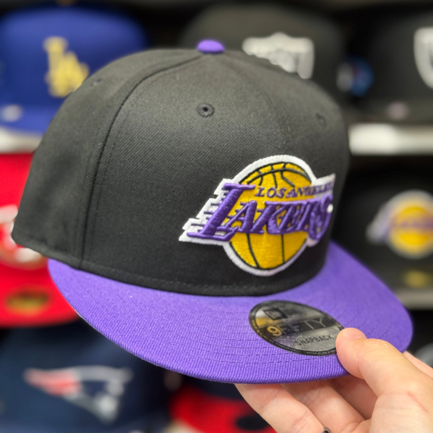 New Era Los Angeles Lakers 9FIFTY Snapback | Black/Purple