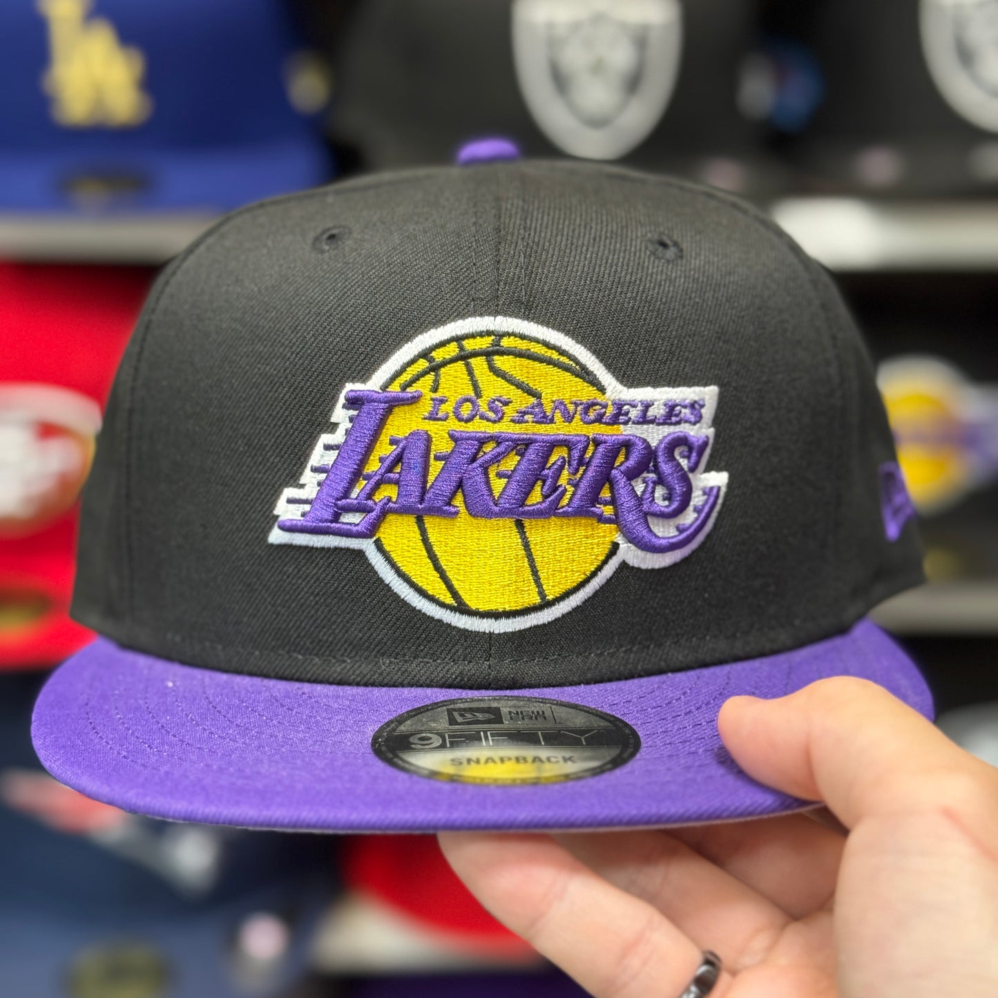 New Era Los Angeles Lakers 9FIFTY Snapback | Black/Purple