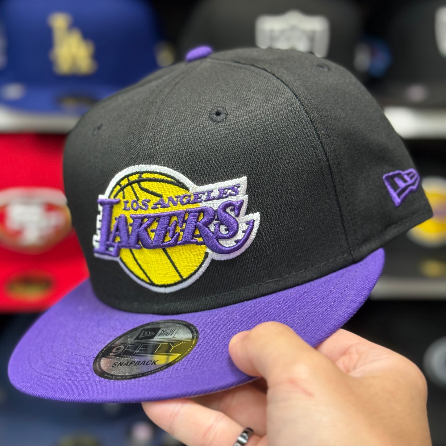 New Era Los Angeles Lakers 9FIFTY Snapback | Black/Purple