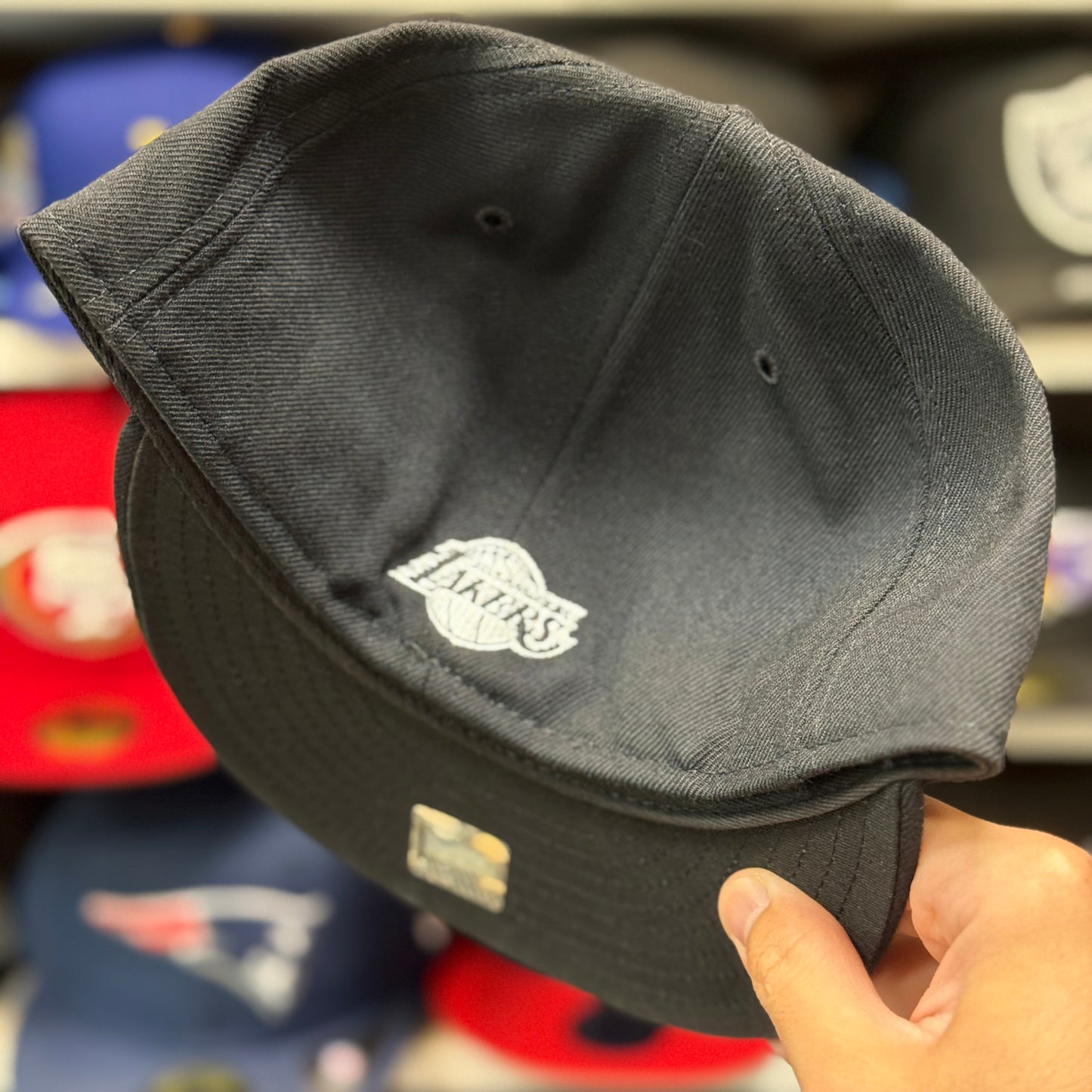 New Era Los Angeles Lakers 'Mirror Logo'59FIFTY Fitted Hat | Monochrome
