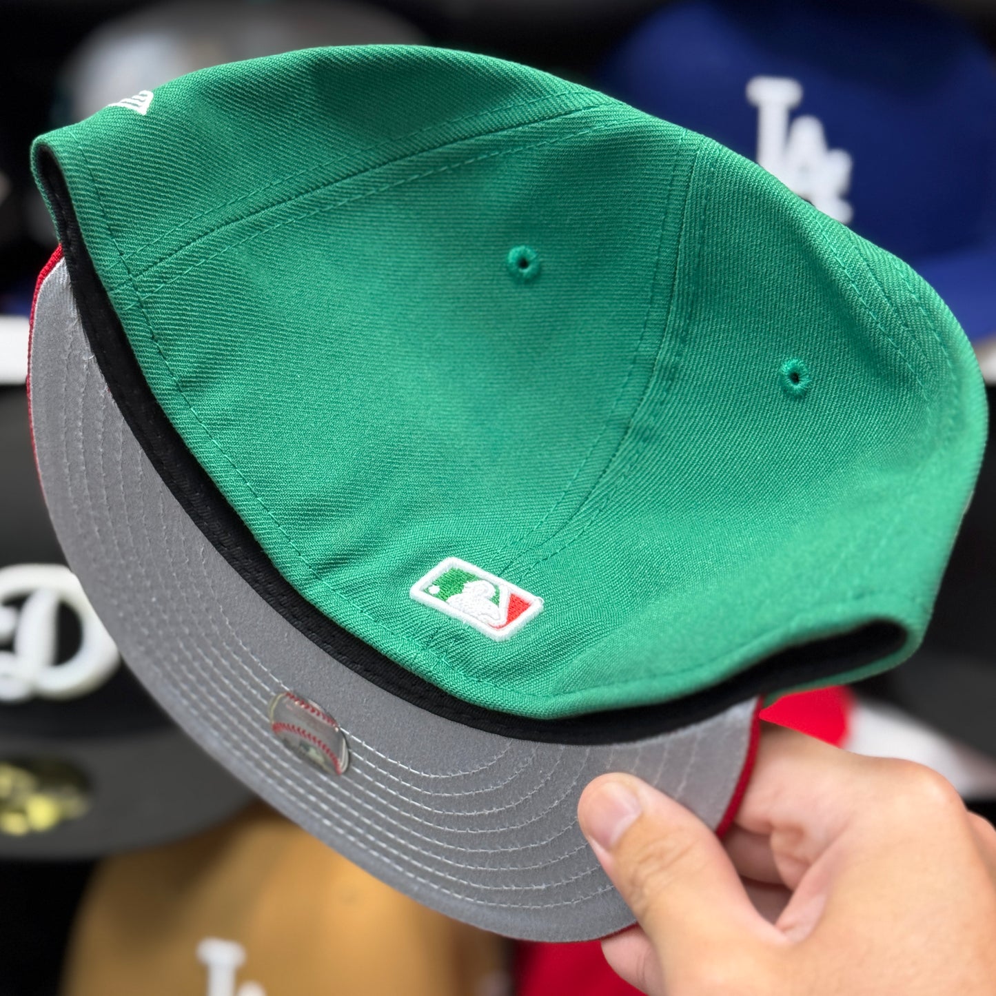 New Era Los Angeles Dodgers 'Mexico Flag' 59FIFTY Fitted Hat | Green/Red